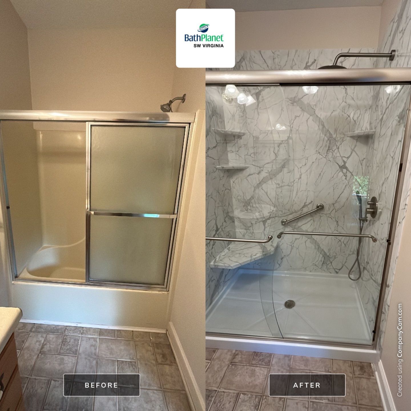 Custom Shower by BathPlanet SW Virginia