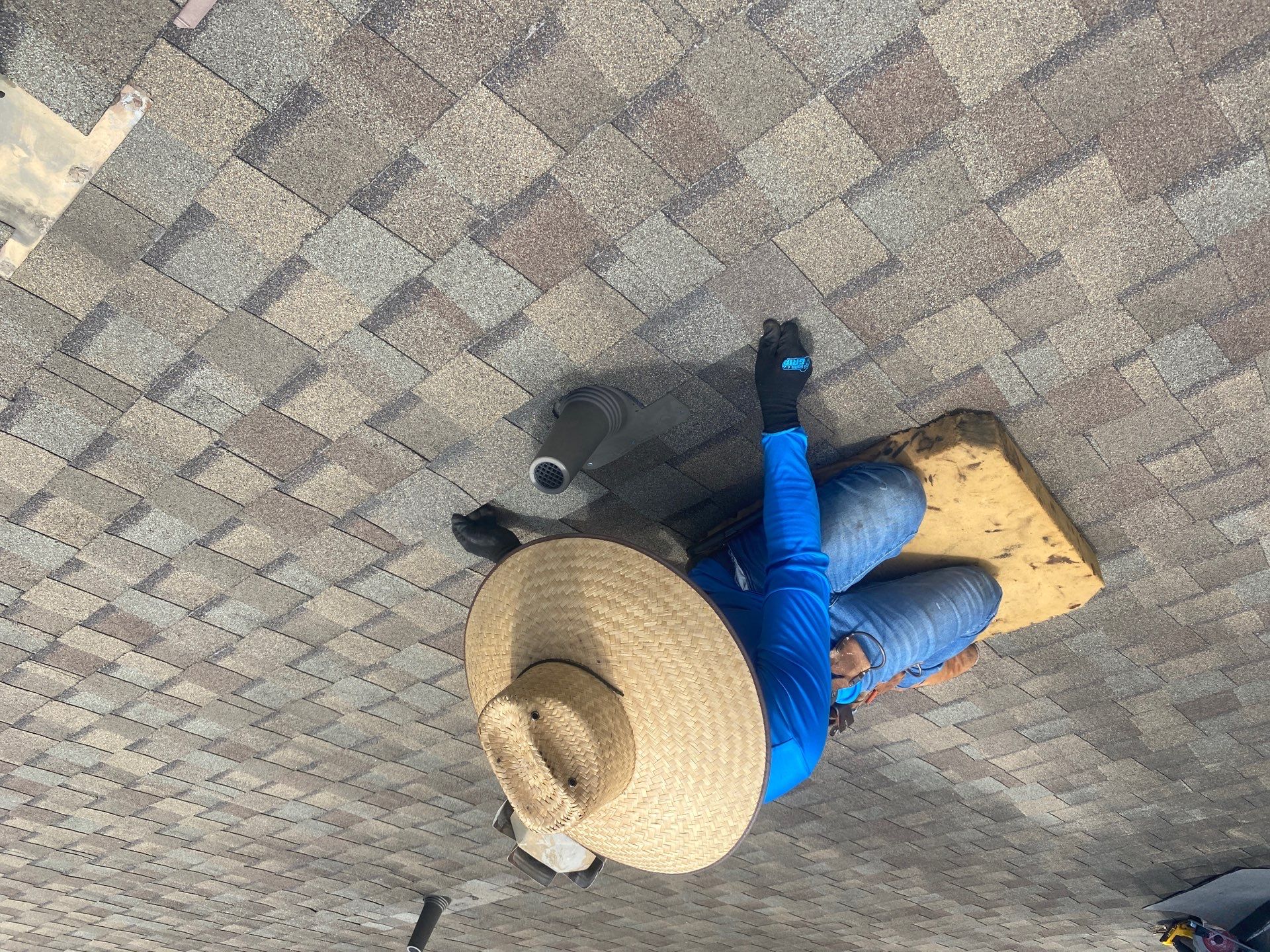 Hail Damage using Owen's Corning Duration (Lifetime) Shingles by Roof Repair Company