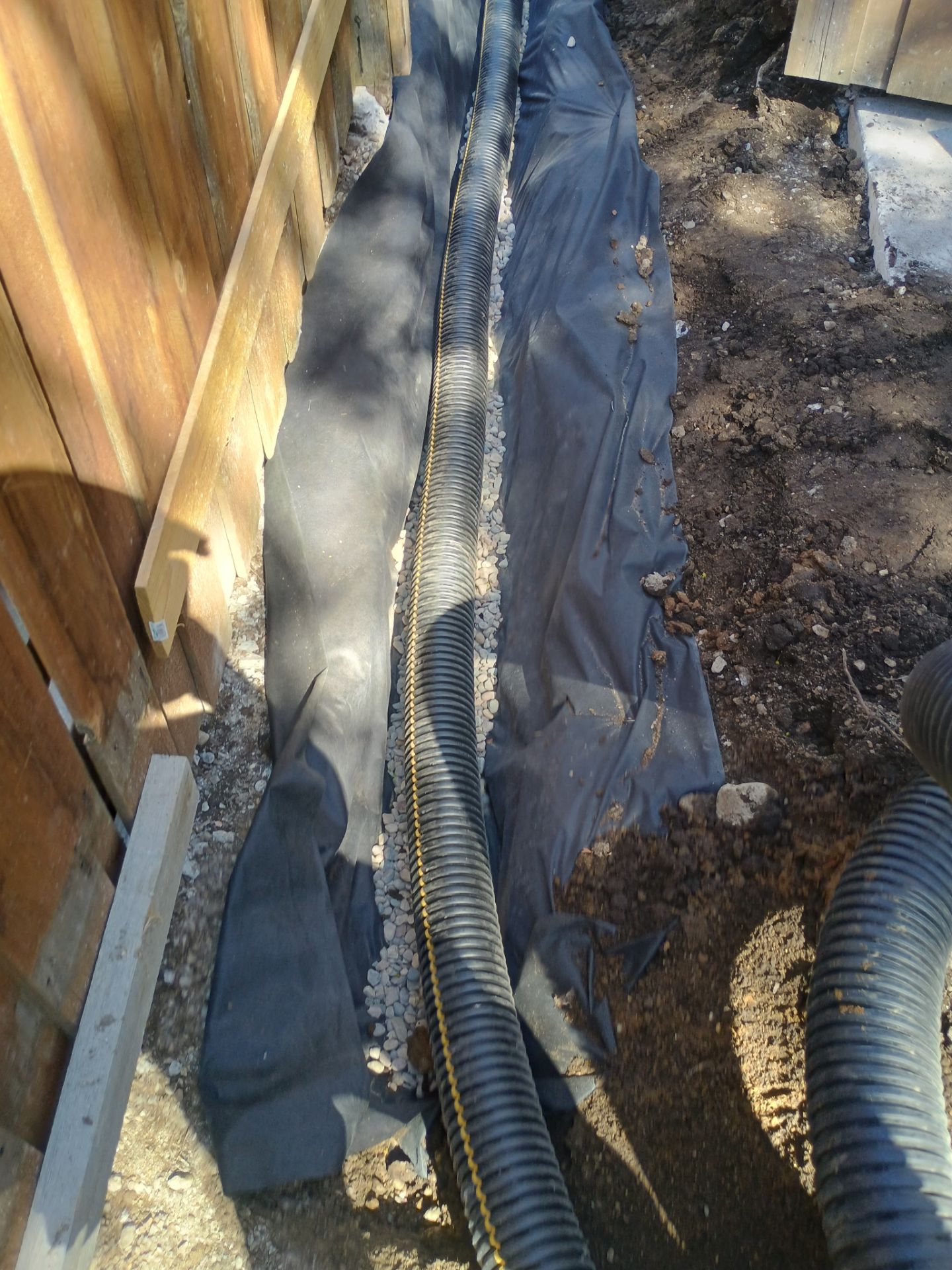 Foundation Drainage Board & French Drain in Southwest Minneapolis by Waterproofing Northeast