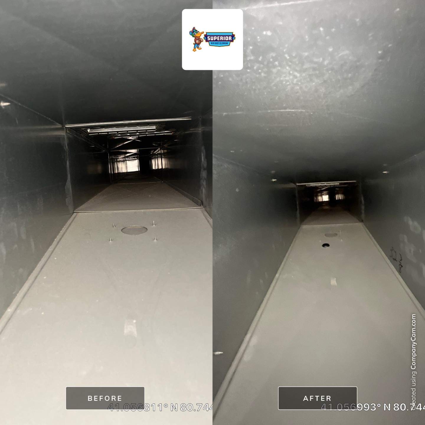 Air Duct Cleaning With a Vacuum Truck in Canfield, OH by Superior Air Duct Cleaning
