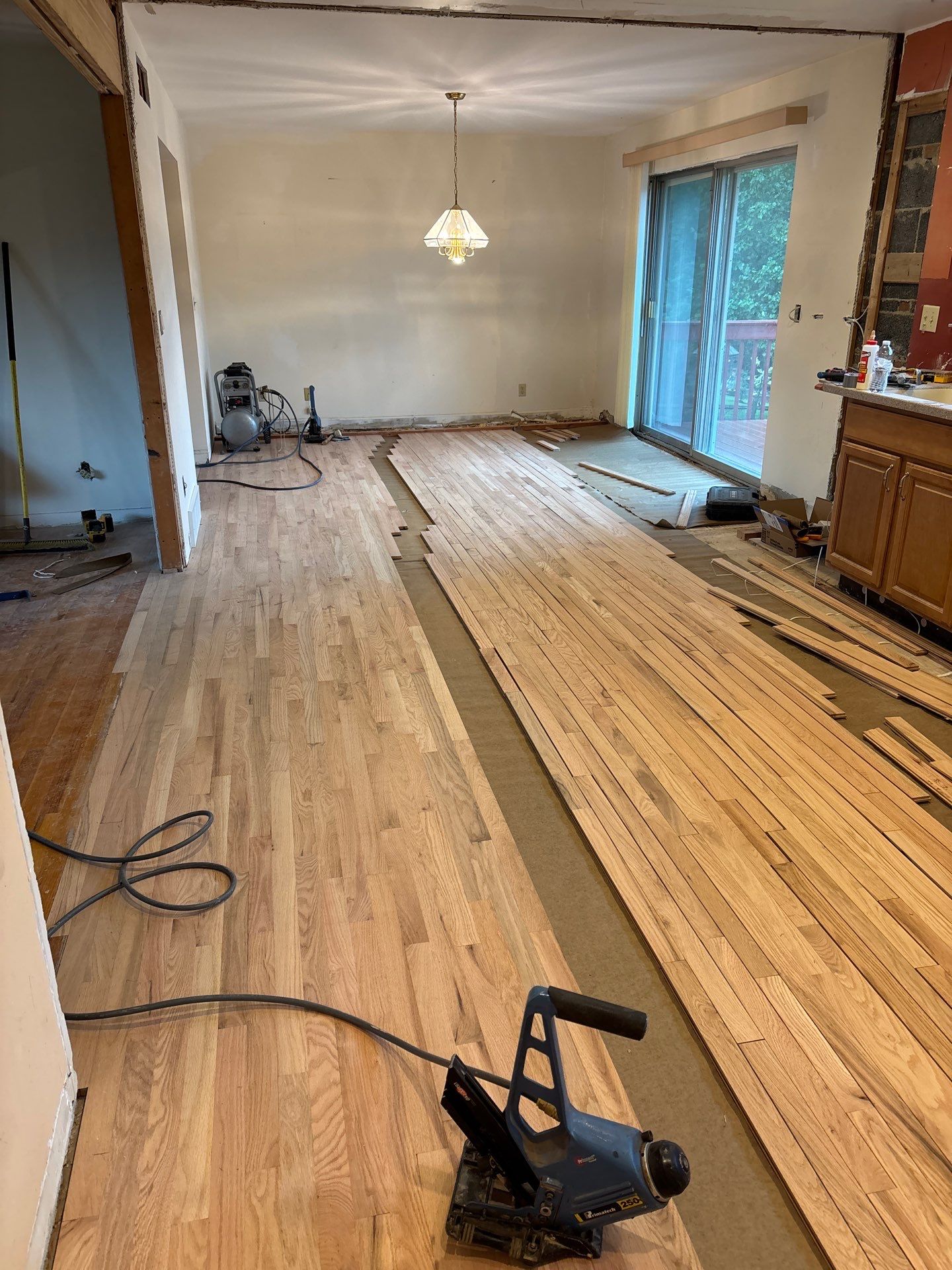 Red Oak Hardwood Floor Installation and Refinishing in Cincinnati by Footprints Floors Kentucky
