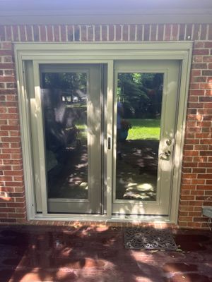 Vinyl Window and Swinging Patio Door Installation in Whiteland, Indiana