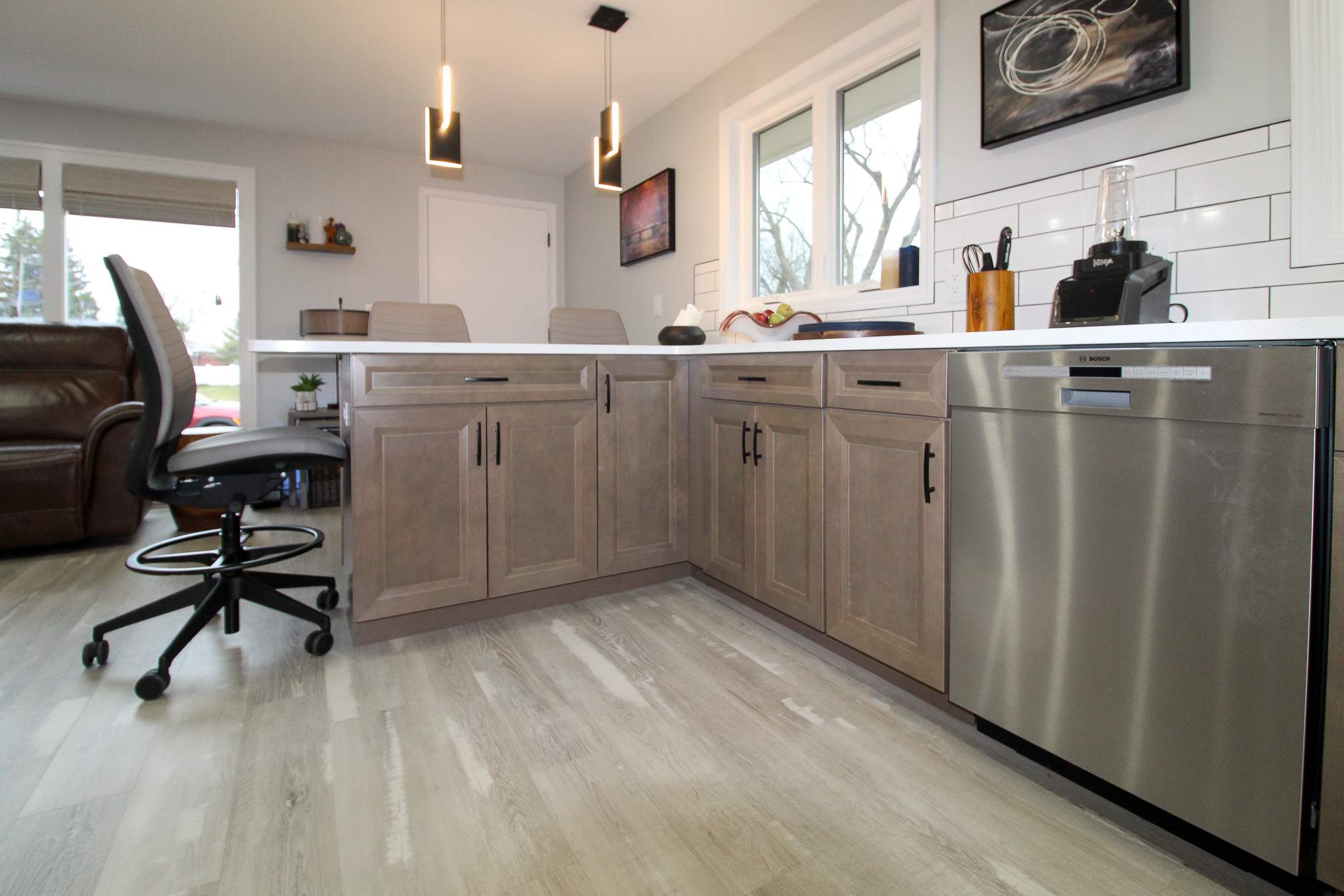 Interior Renovations, Kitchen Remodel, and Window Replacement by Ivy Lea Construction