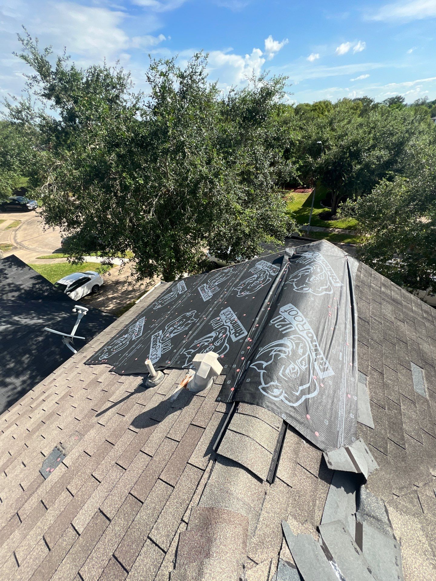 Residential Roofing Repair using Owen's Corning Duration (Lifetime) Shingles by Roof Repair Company