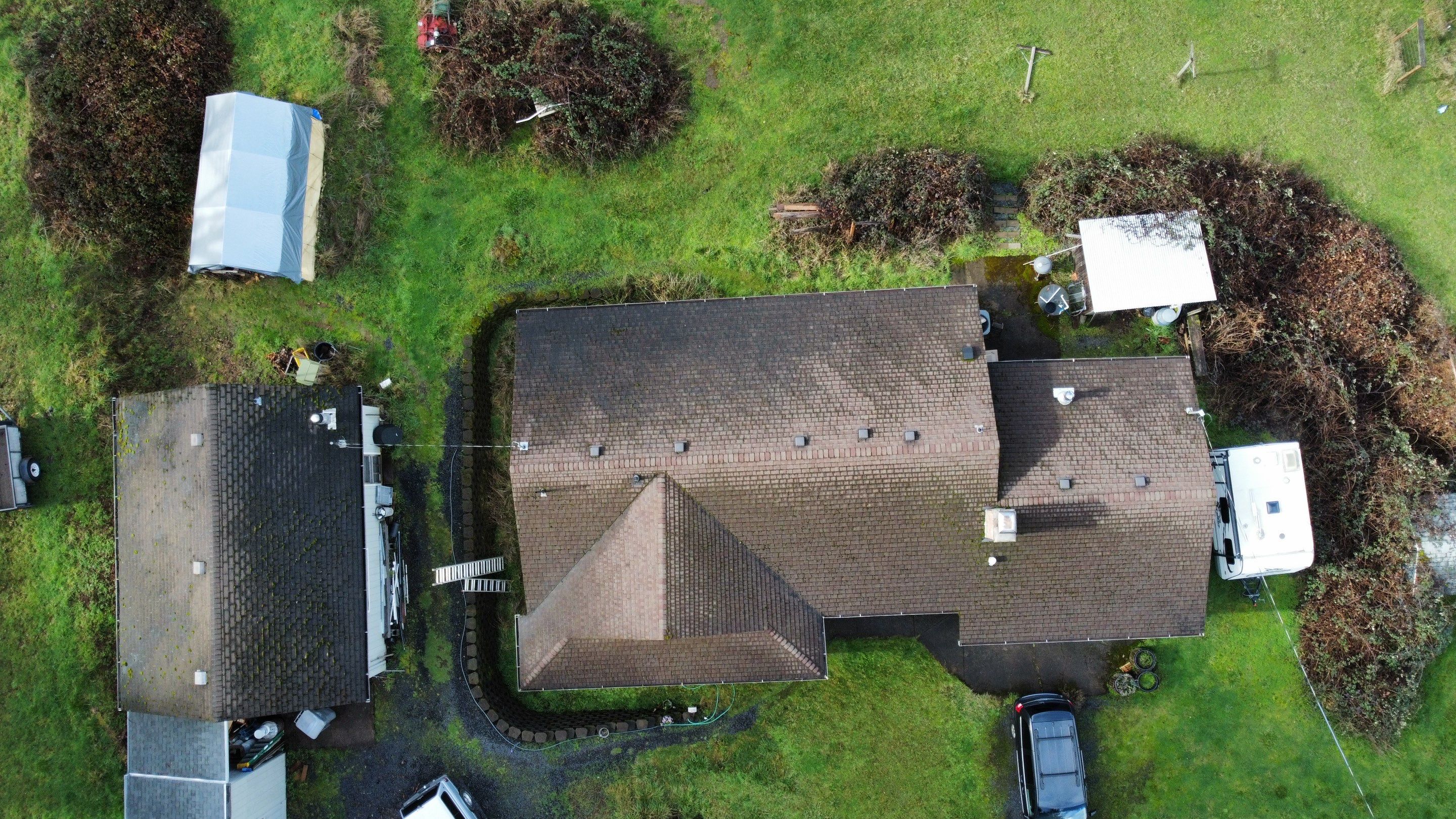 Residential Roofing Installation using IKO Dynasty (Color: Frostone Grey) by Orezona Building & Roofing Company, Inc.