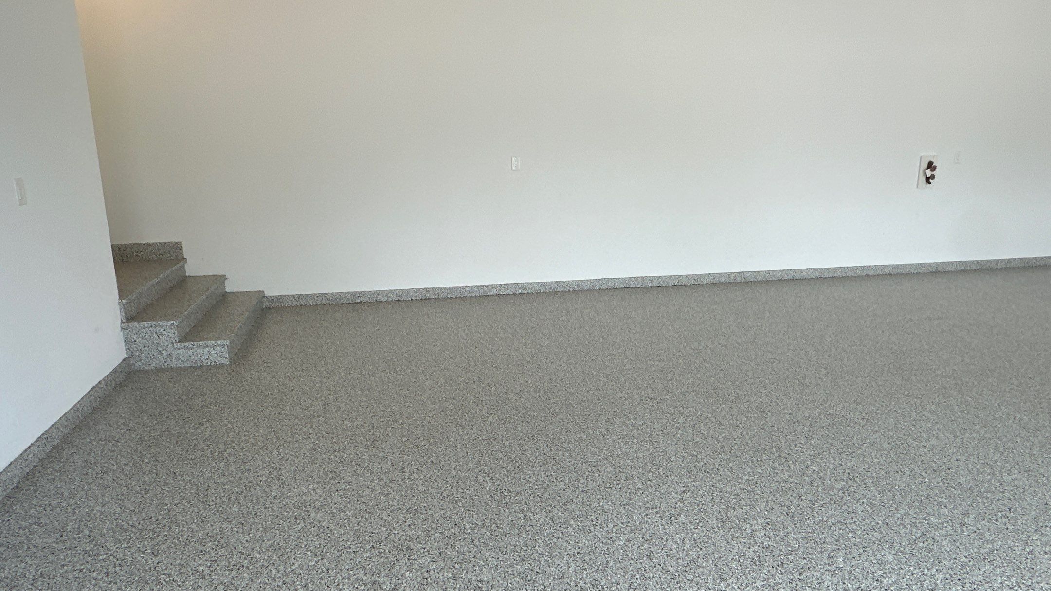 Check out the difference a floor can make  by Banner Garage