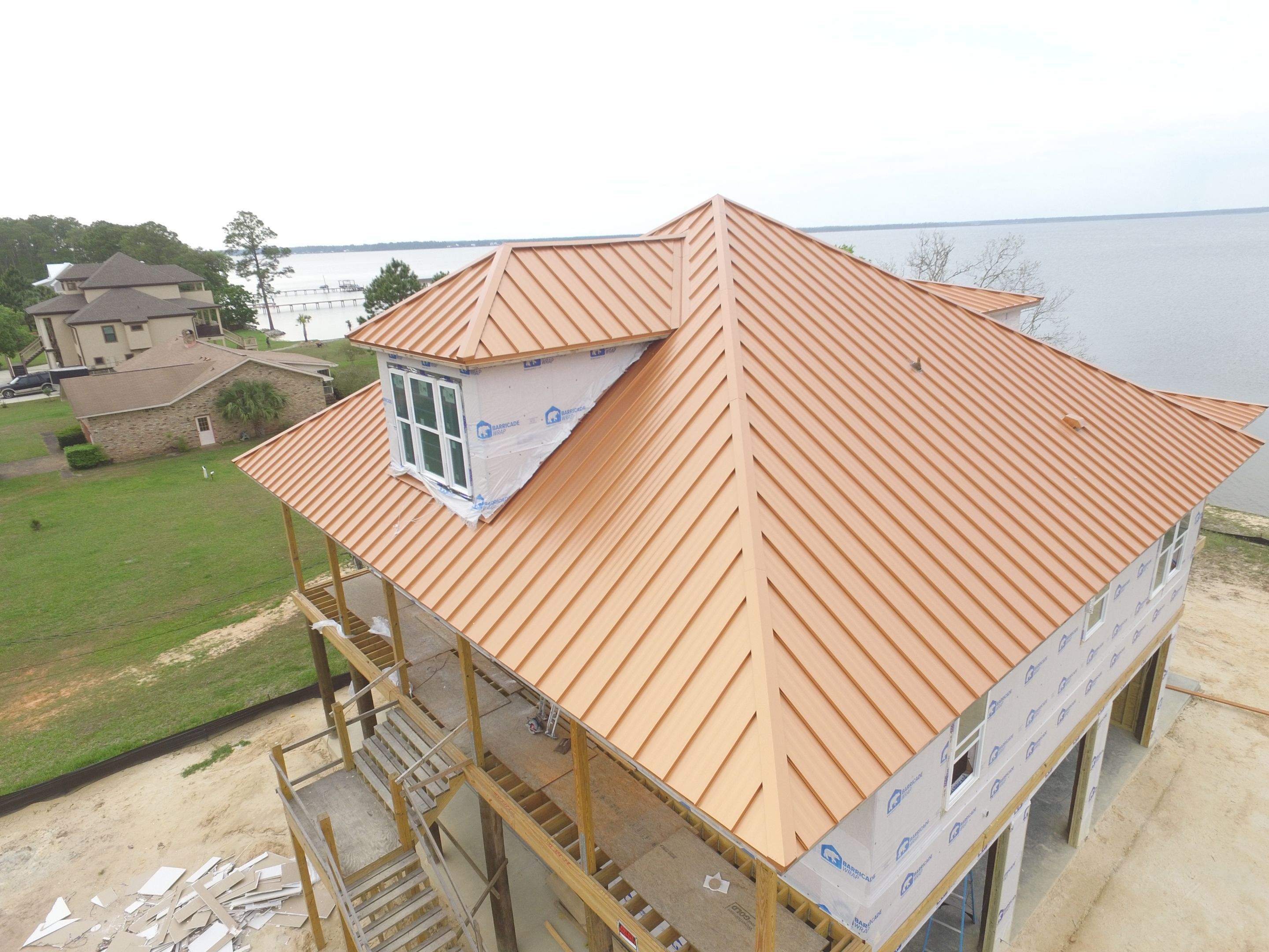 Standing Seam Install by Professional Roofing Company