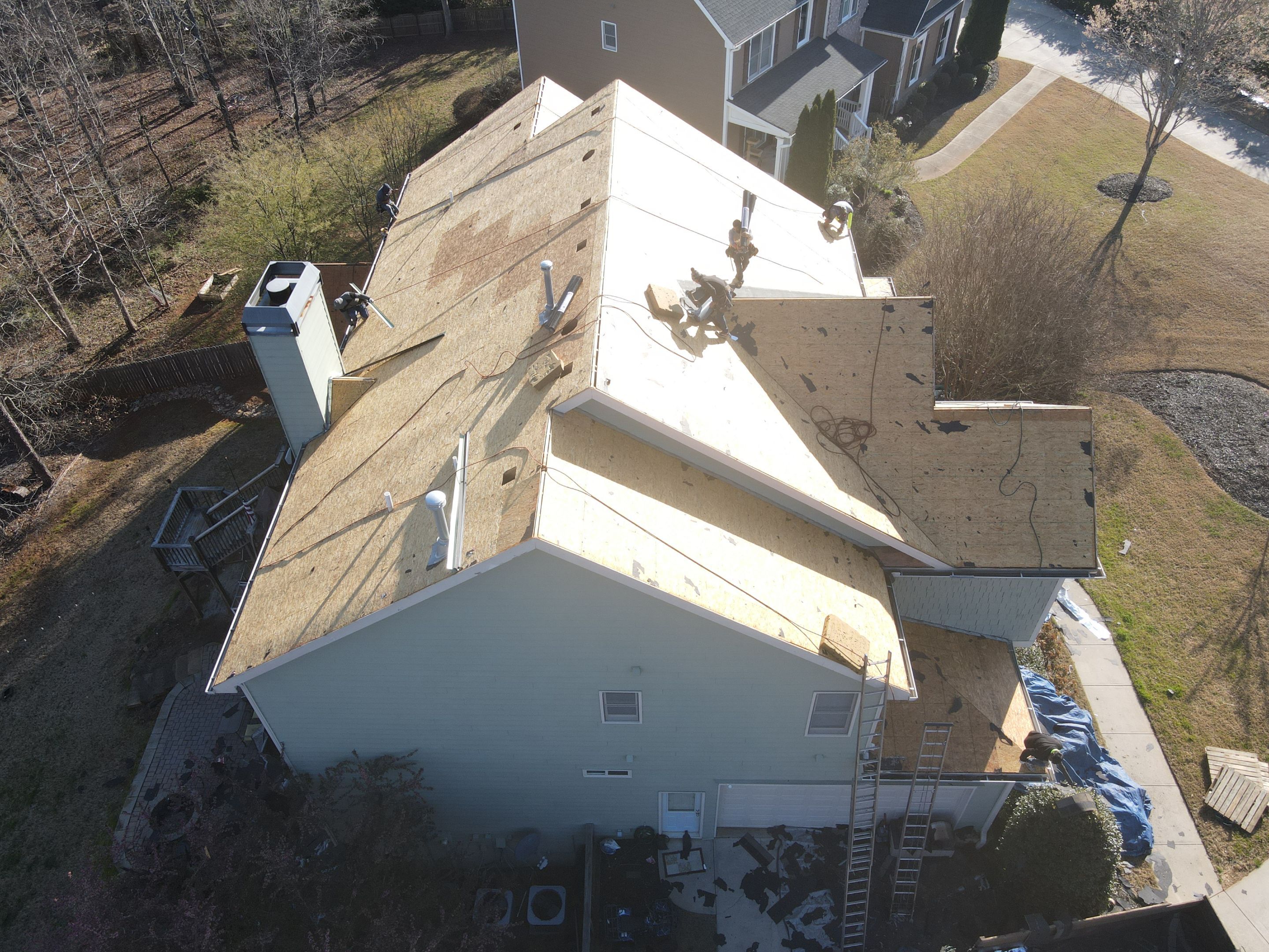 Commercial Roofing Installation using Owens Corning by Inspector Roofing and Restoration