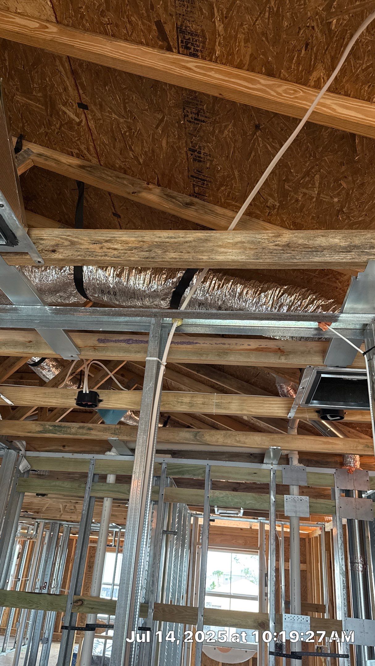 New Construction Pre Drywall Inspection by Building performance Solutions LLC