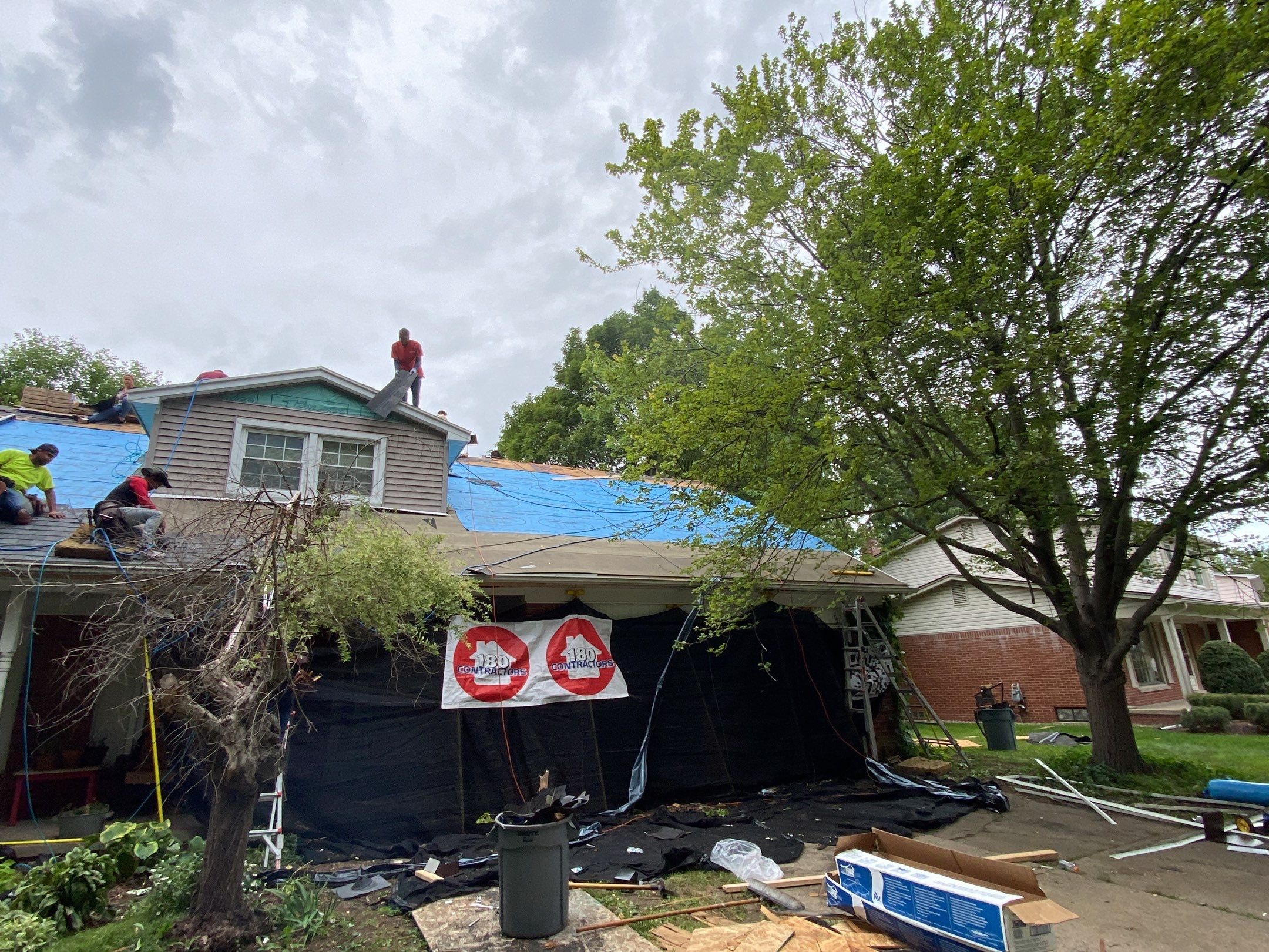 Roof Replacement using CertainTeed Landmark by 180 Contractors
