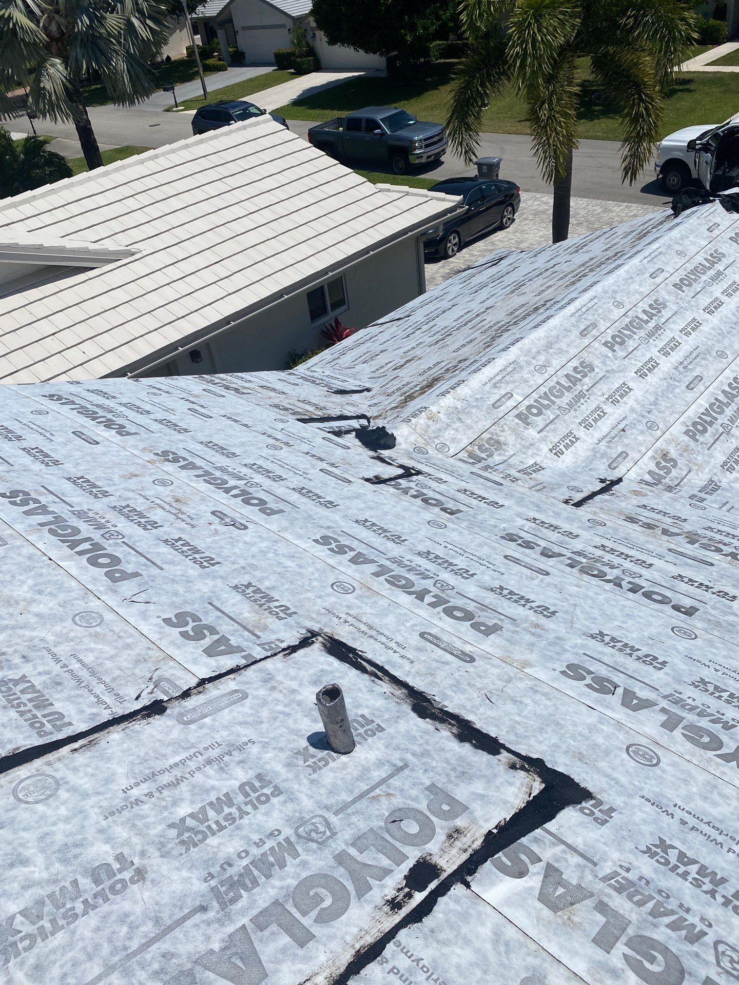 Residential Roofing Installation using Eagle Roofing Tile by BLUES BROTHERS ROOFING
