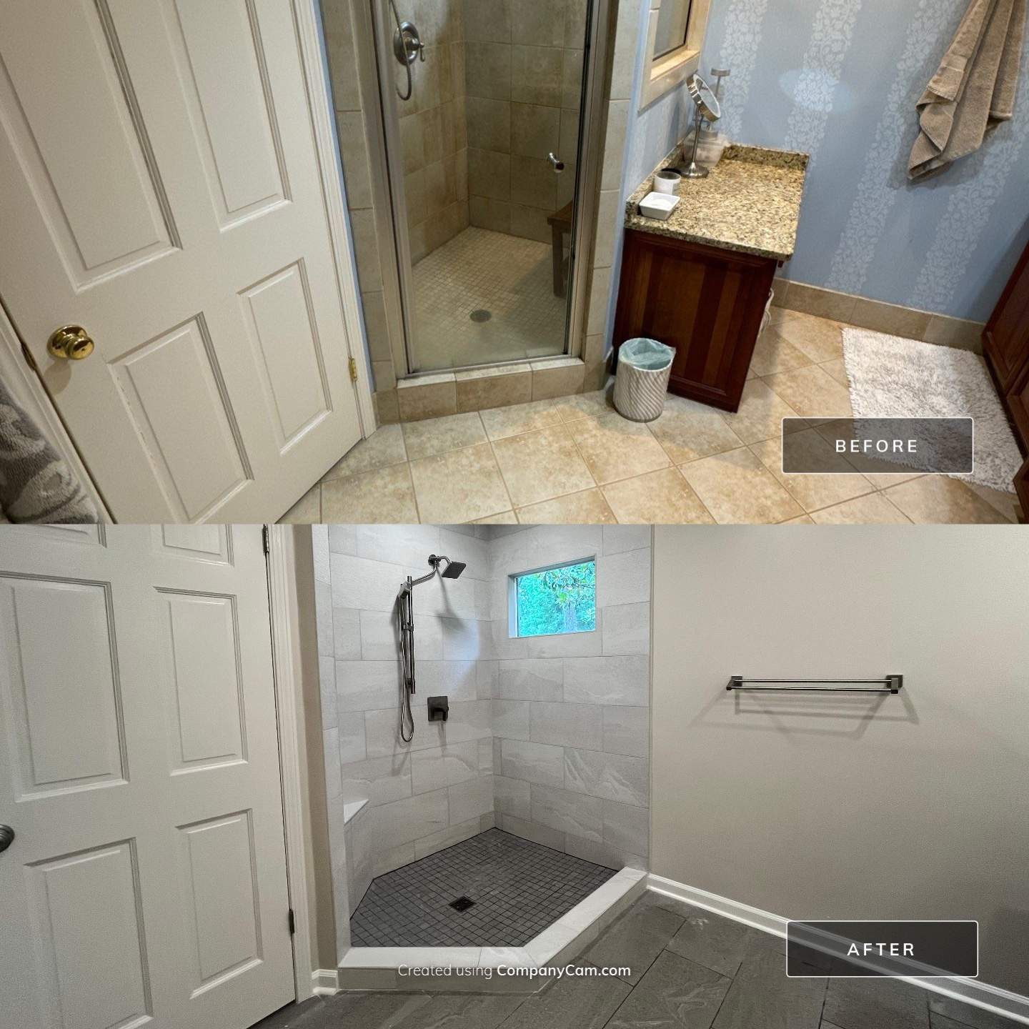 Master bathroom renovation by Prudencio