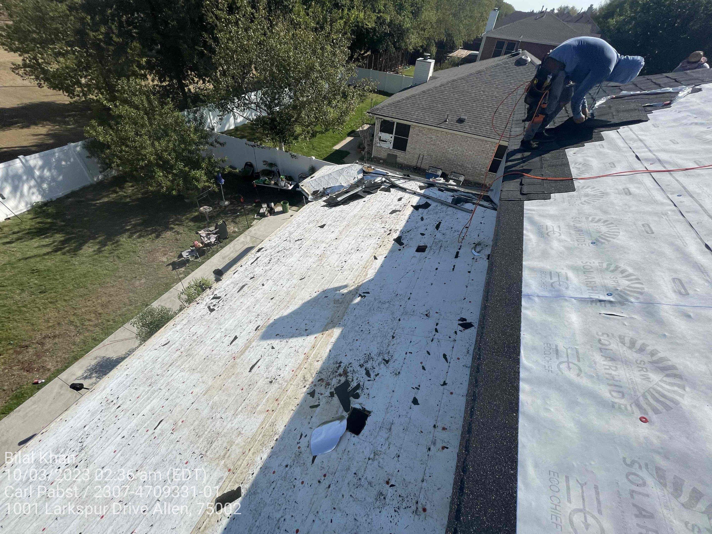 Project in Allen by Zeus Exteriors