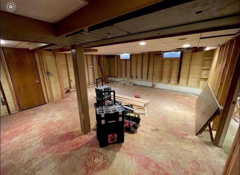 Full Basement Finishing by Greenspring Construction Services