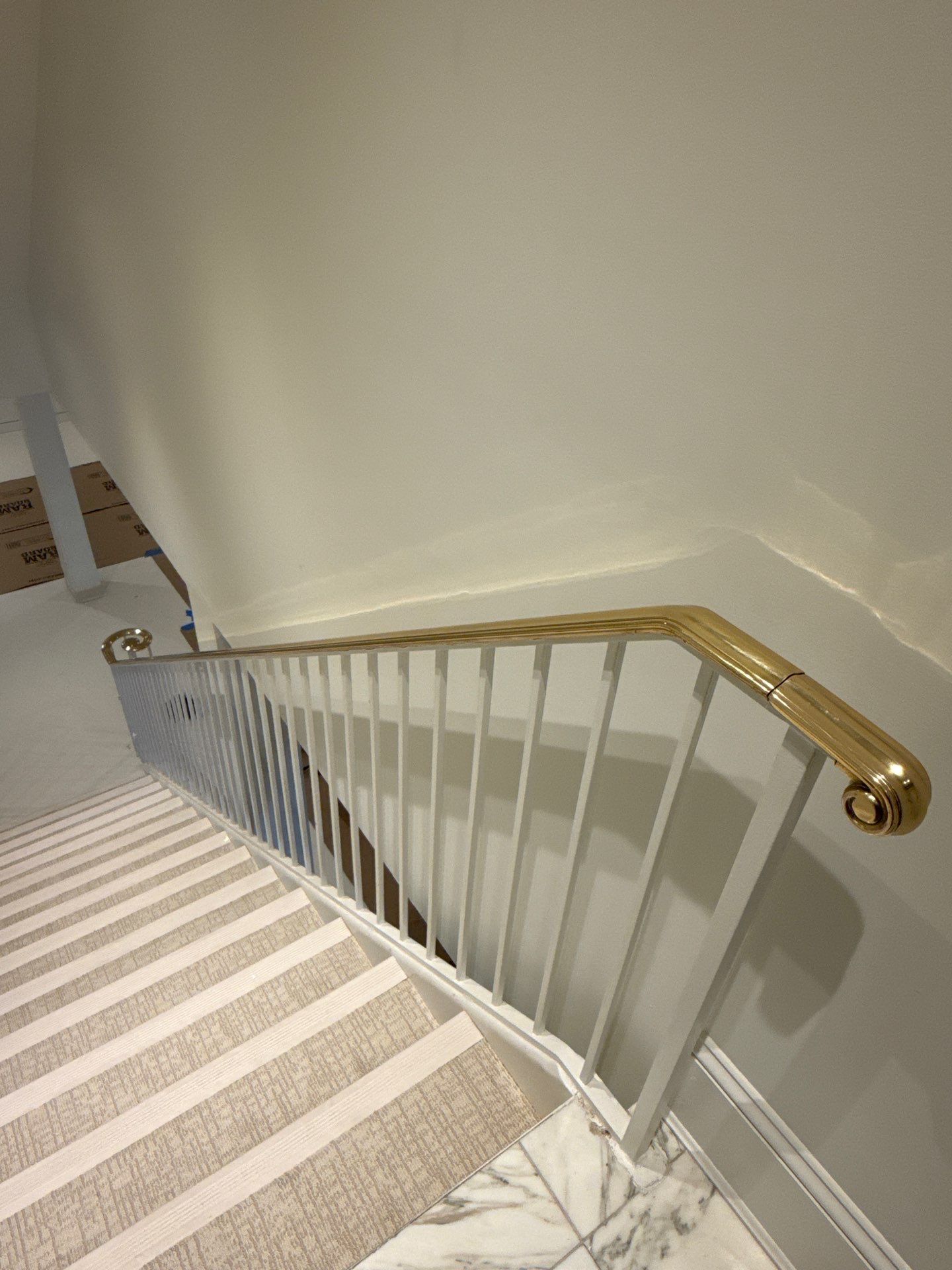 Modern Brass Top Rail Refurbishment - Washintong DC by Capitol Iron Works