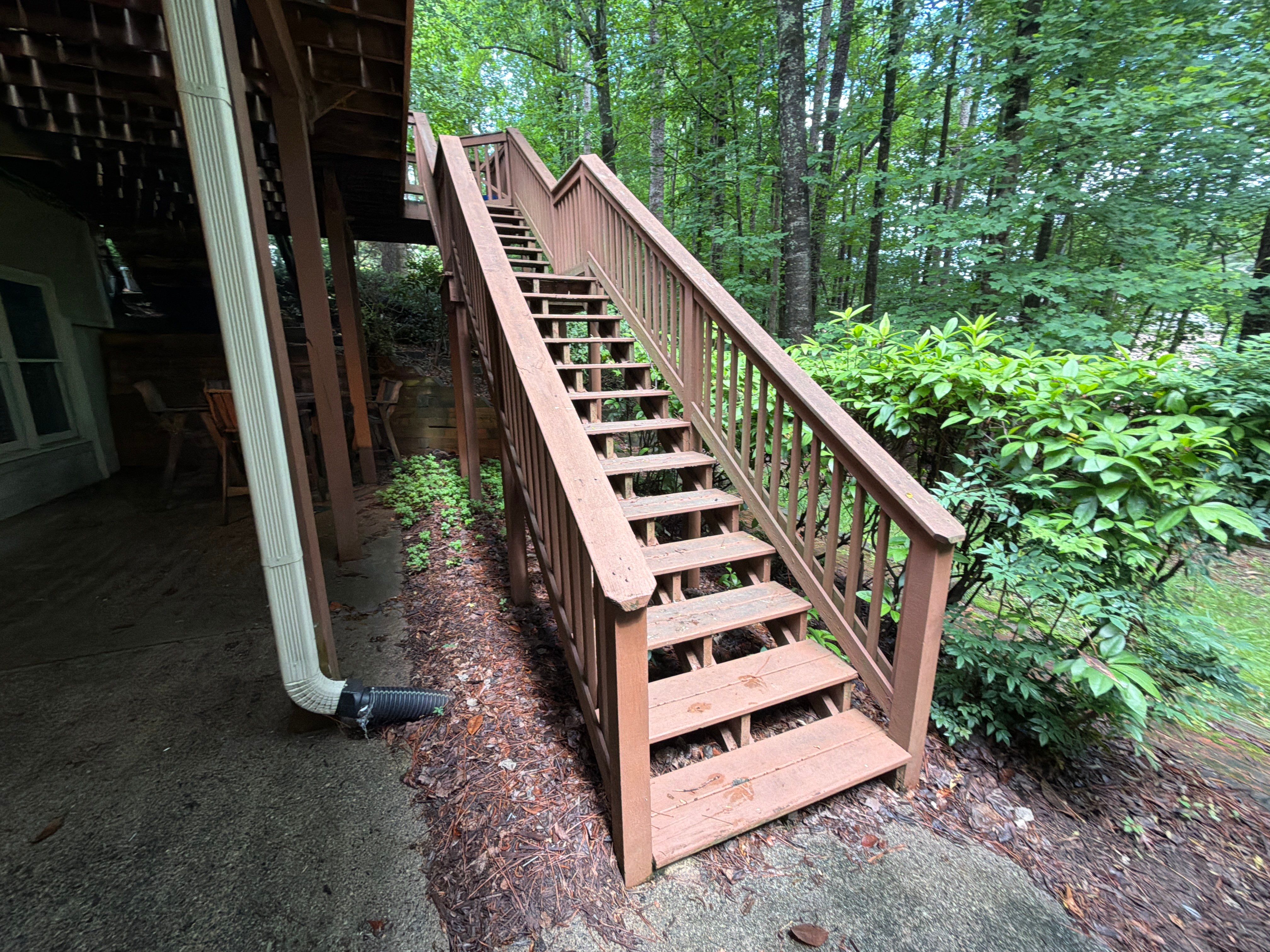 Full James Hardie Siding Replacement and Trex Deck Resurface in the Saddle Color by Nelson Exteriors 