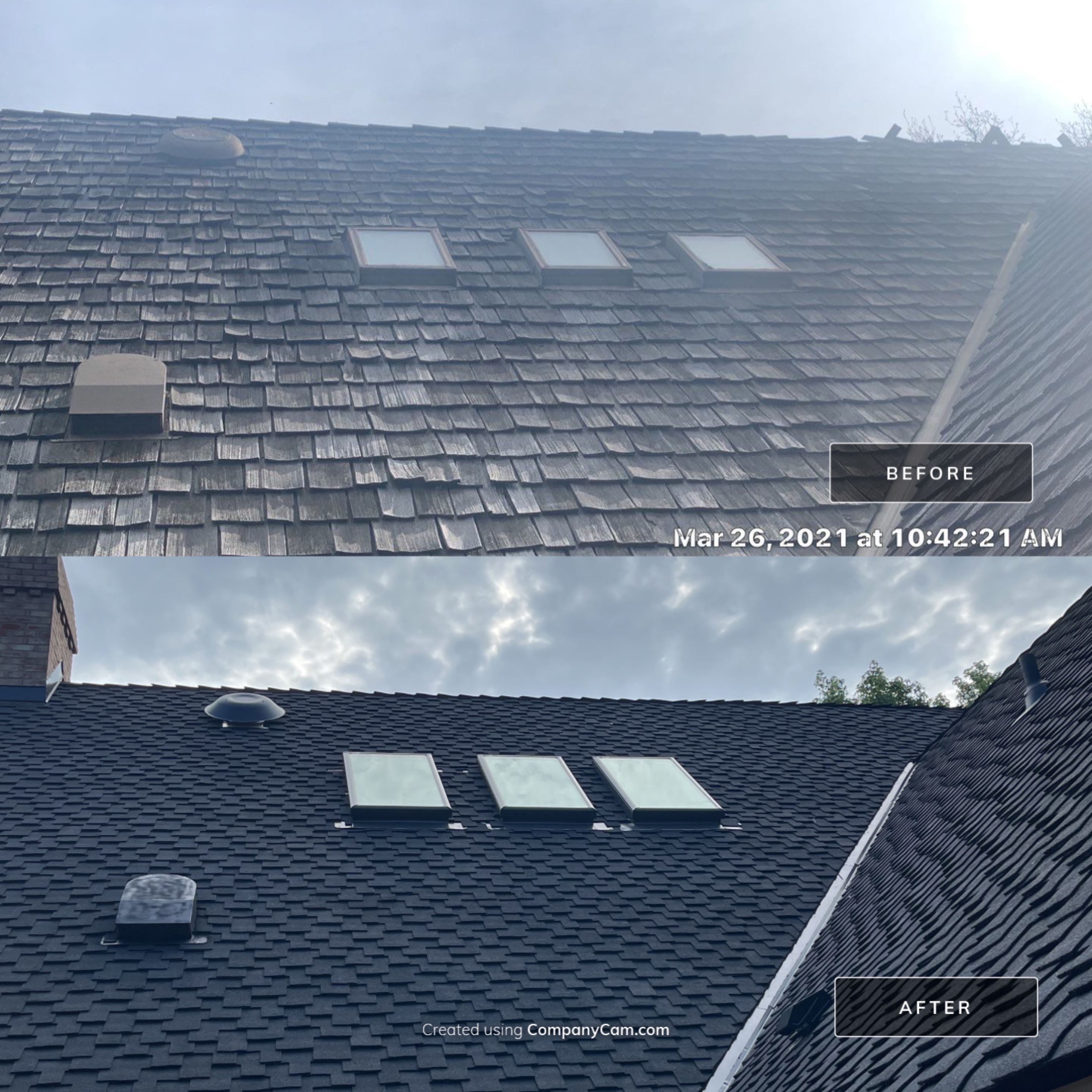 Residential Roofing Installation using CertainTeed Presidential Impact Resistant by Eaton Roofing