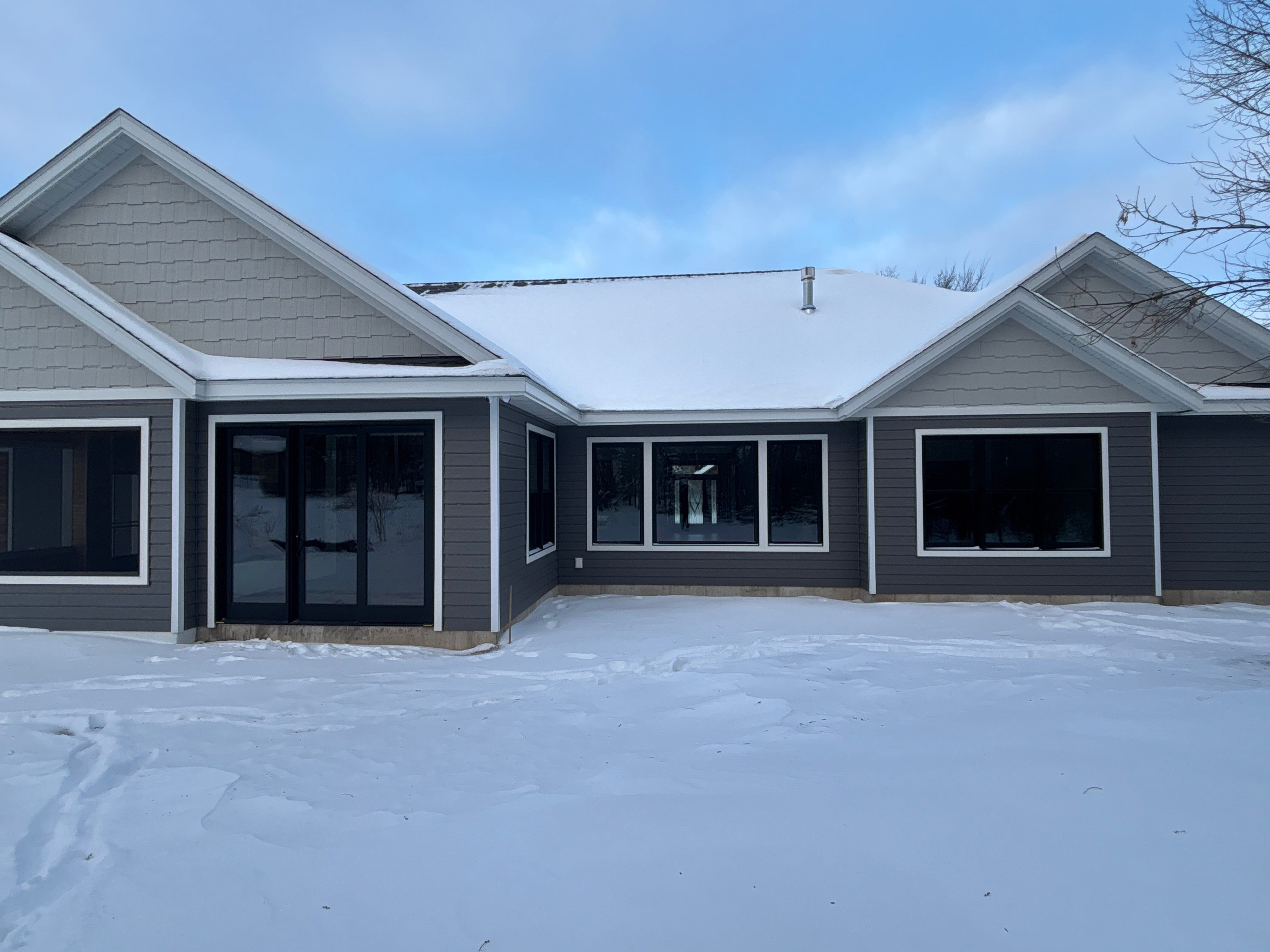White Seamless Gutter and Gutter Guard Installation in Annandale by Next Level Seamless Gutters / Exteriors Inc.