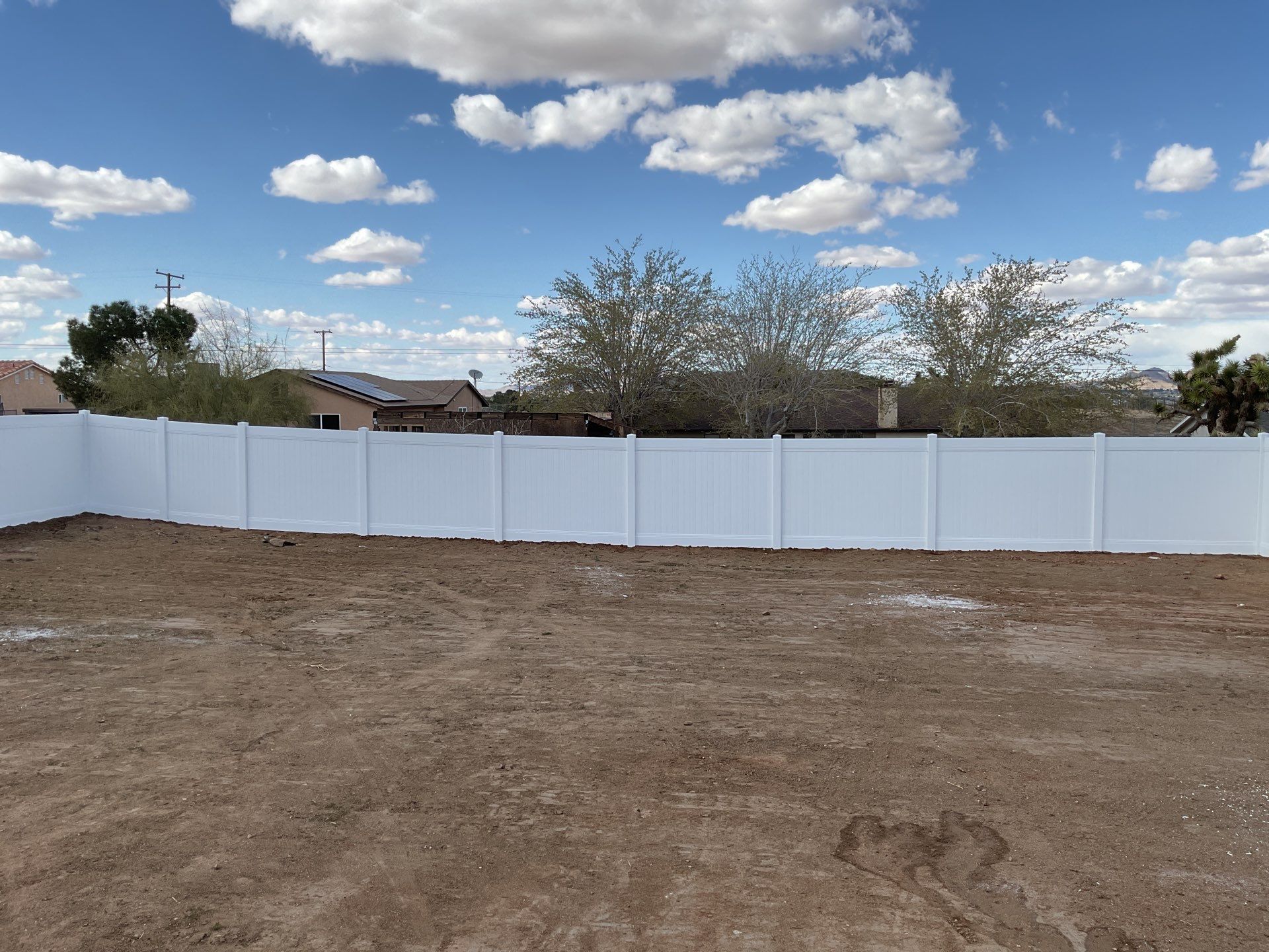 Fence Installation using Vinyl by Fence Guys Inc. 