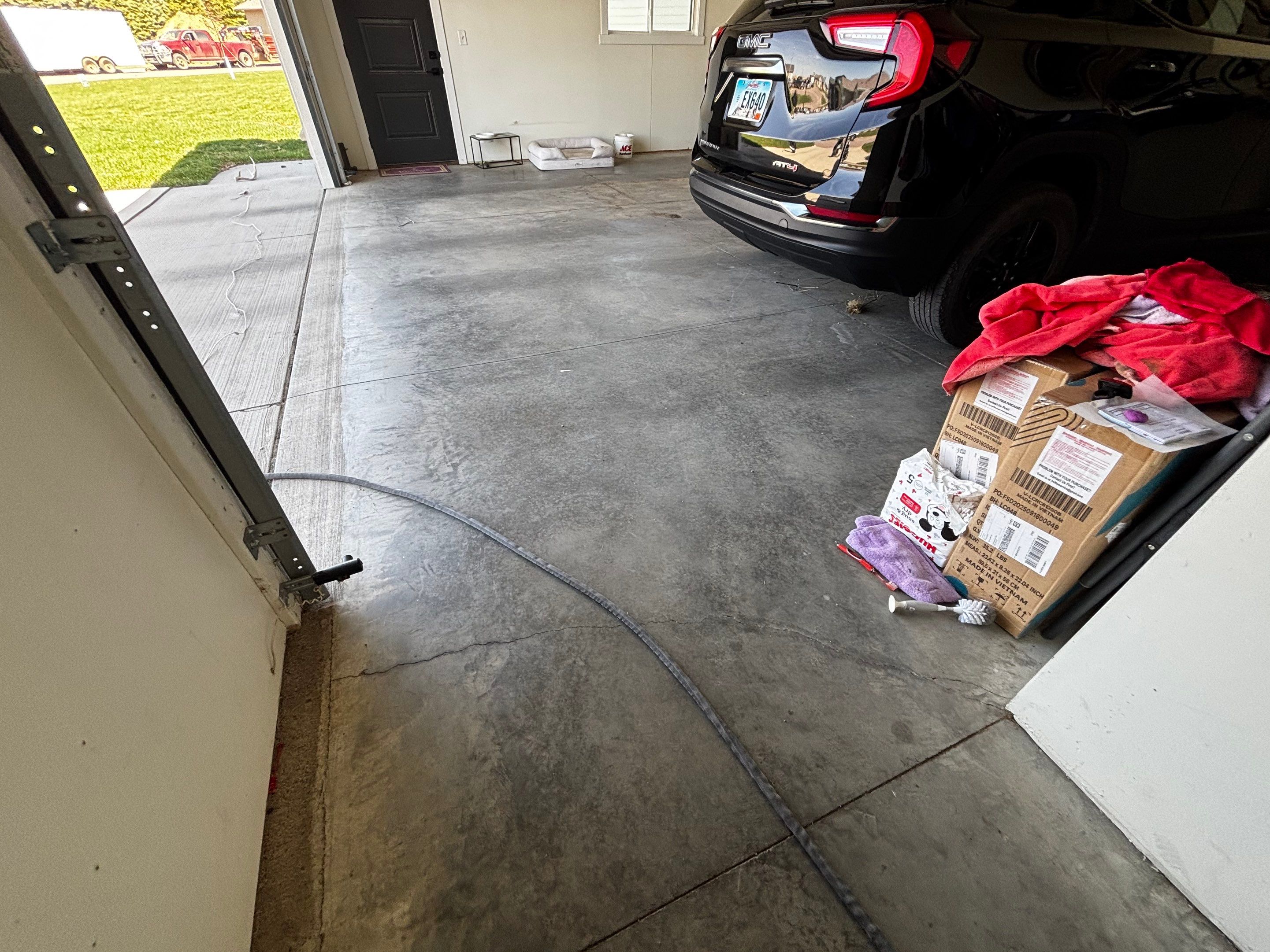 Dell Rapids Multi-Car Garage Concrete Floor Coating and Repair by Select Painting, Coatings & Garage Cabinets