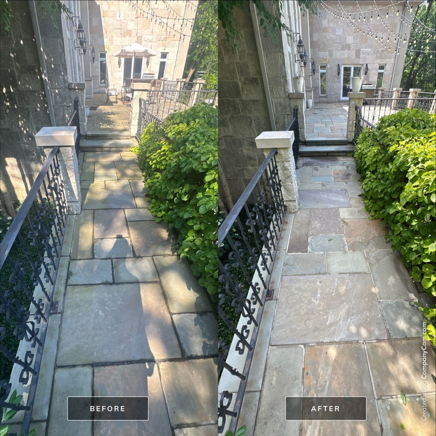 Project in South Barrington by Simmons Power & Soft Washing