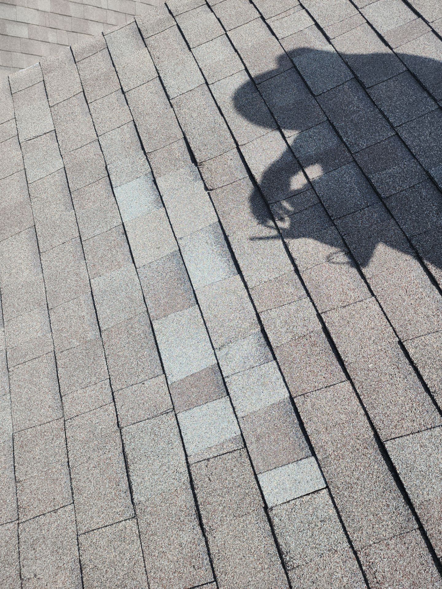 Hail Damage using Owen's Corning Duration (Lifetime) Shingles by Roof Repair Company