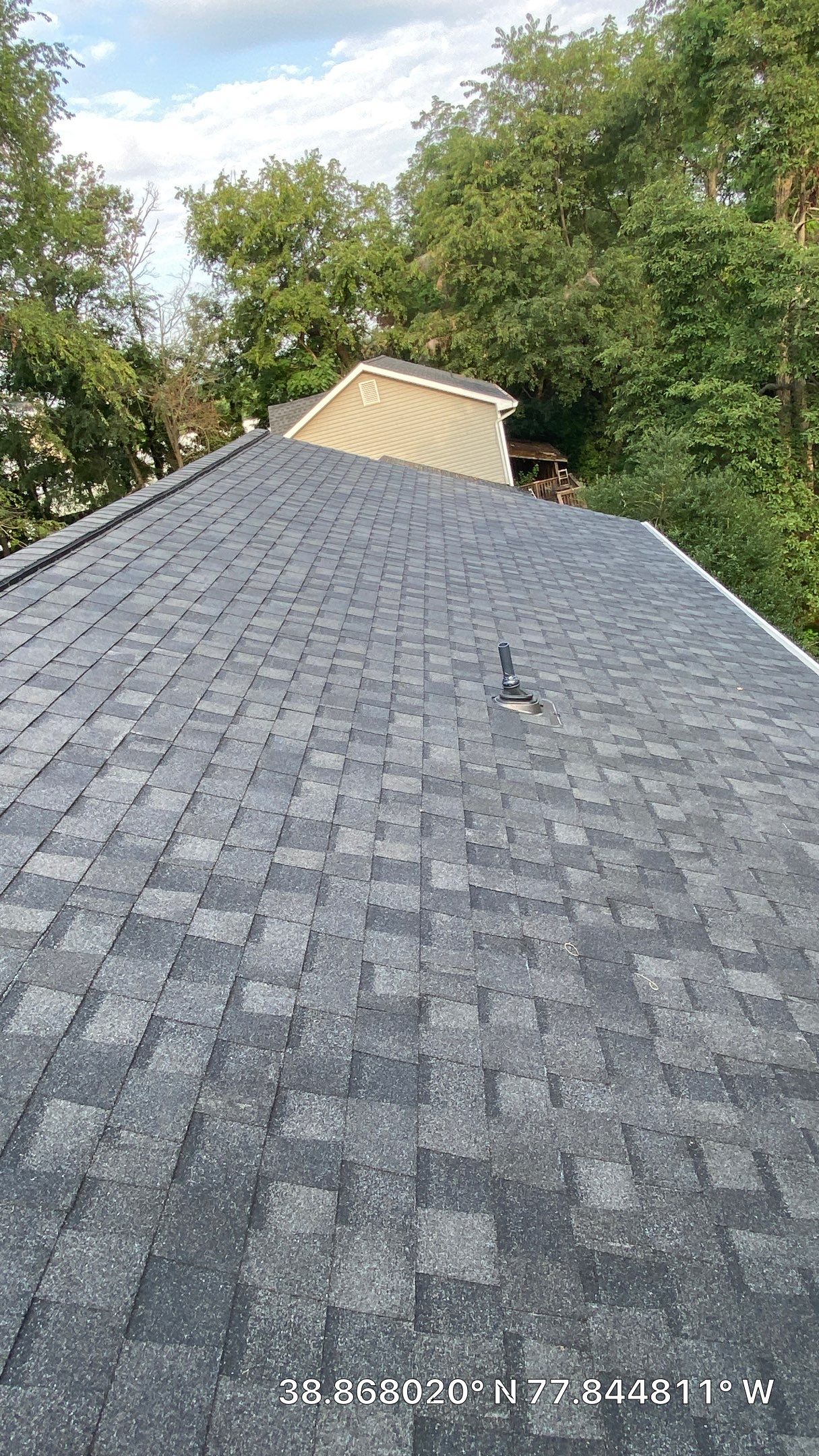 Marshall Roofing Project - Landmark Pro Max Def Pewterwood Designer Shingles by RM Banning, Inc.
