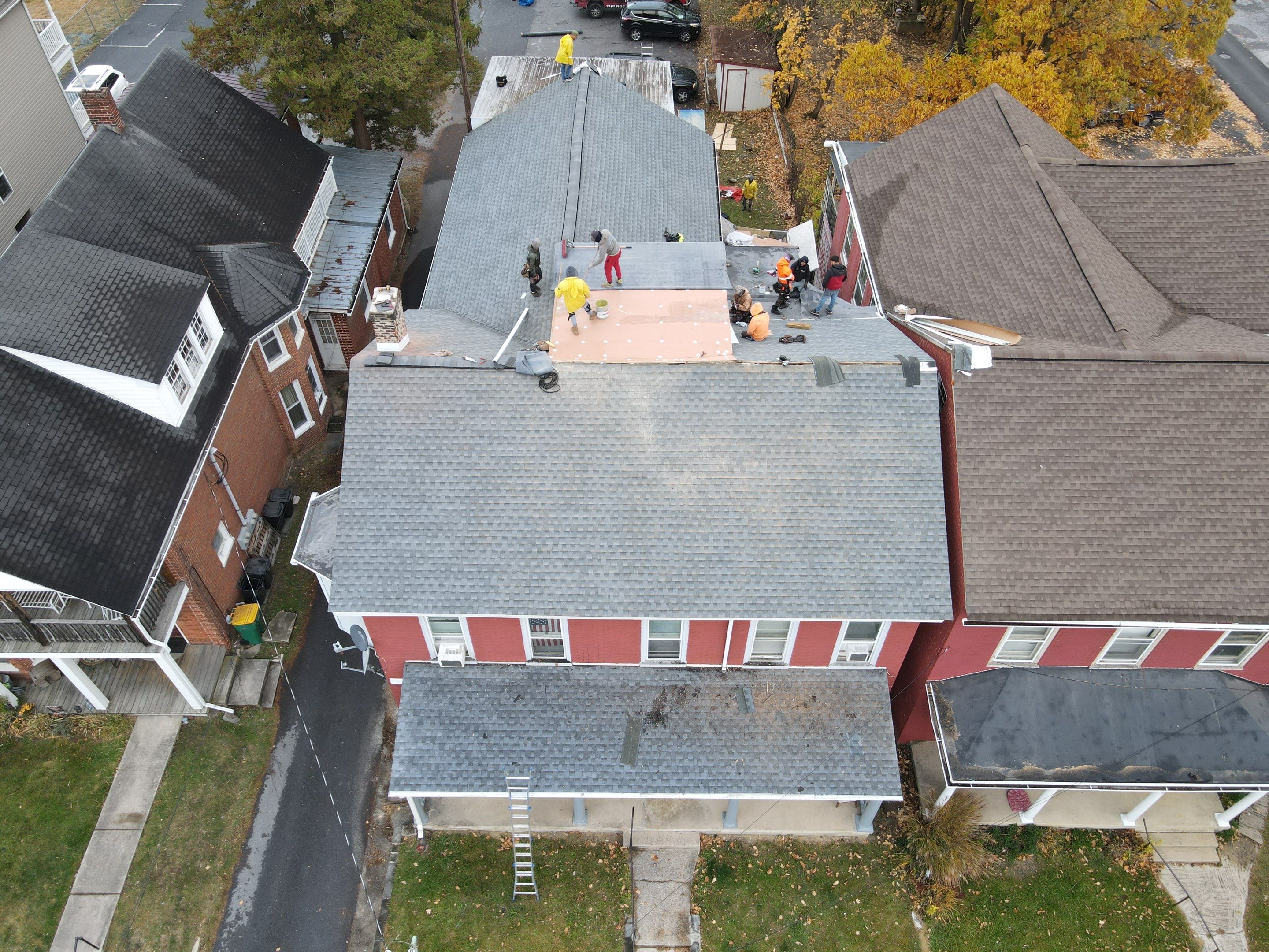 Commercial Roofing Installation using Gaf Hdz Architectural Shingle by Teflon Roofing