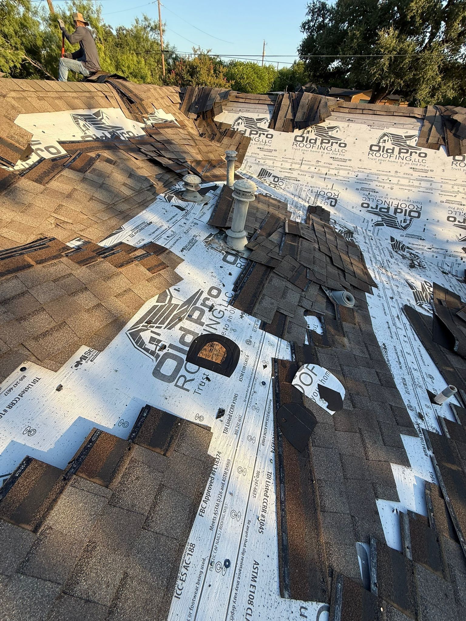 Project in Granbury by Lonestar Roofing and Restoration LLC.