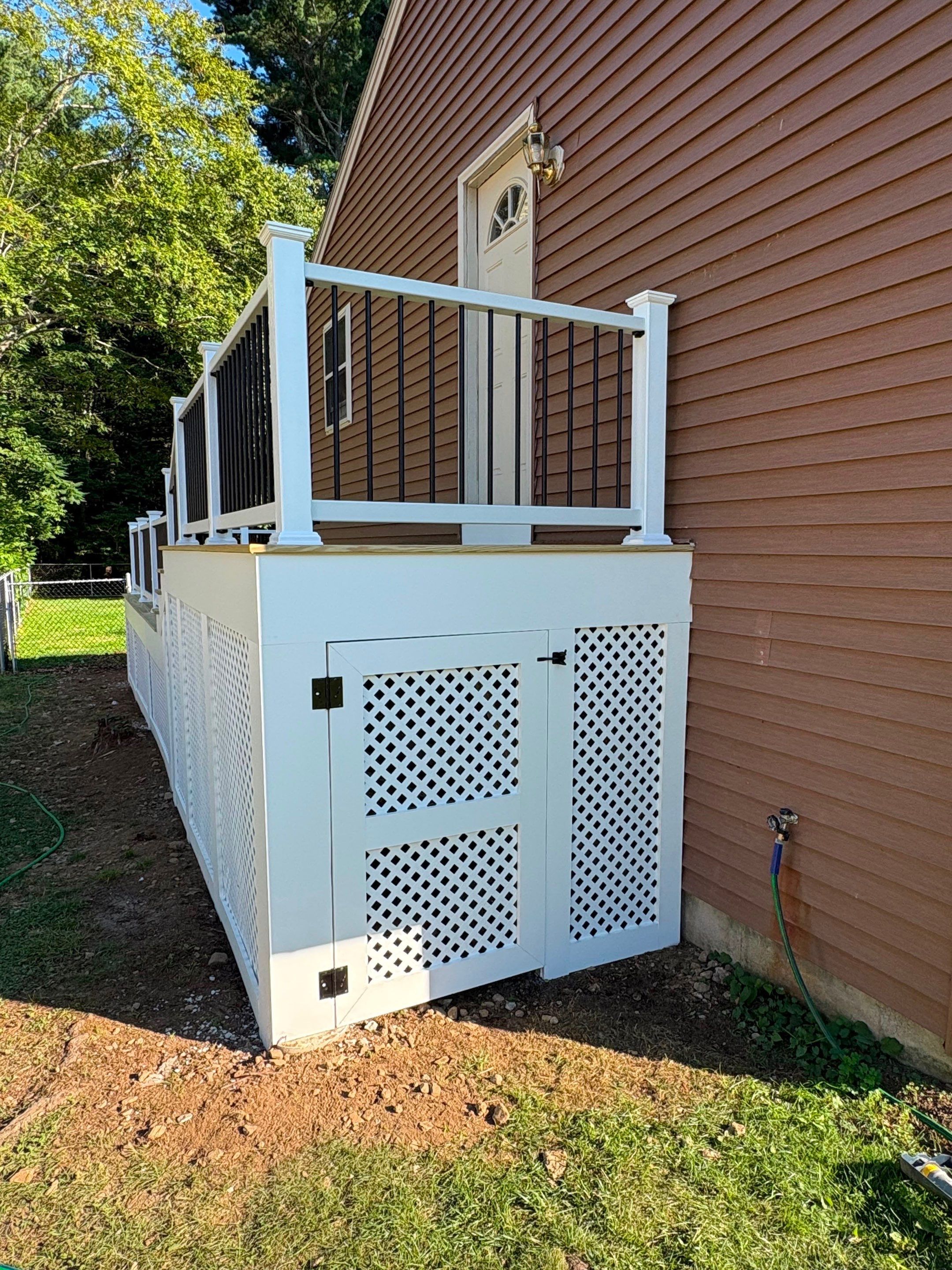 Custom Pressure-Treated Deck and Accessible Ramp Installation in York by Sensible Home Solutions