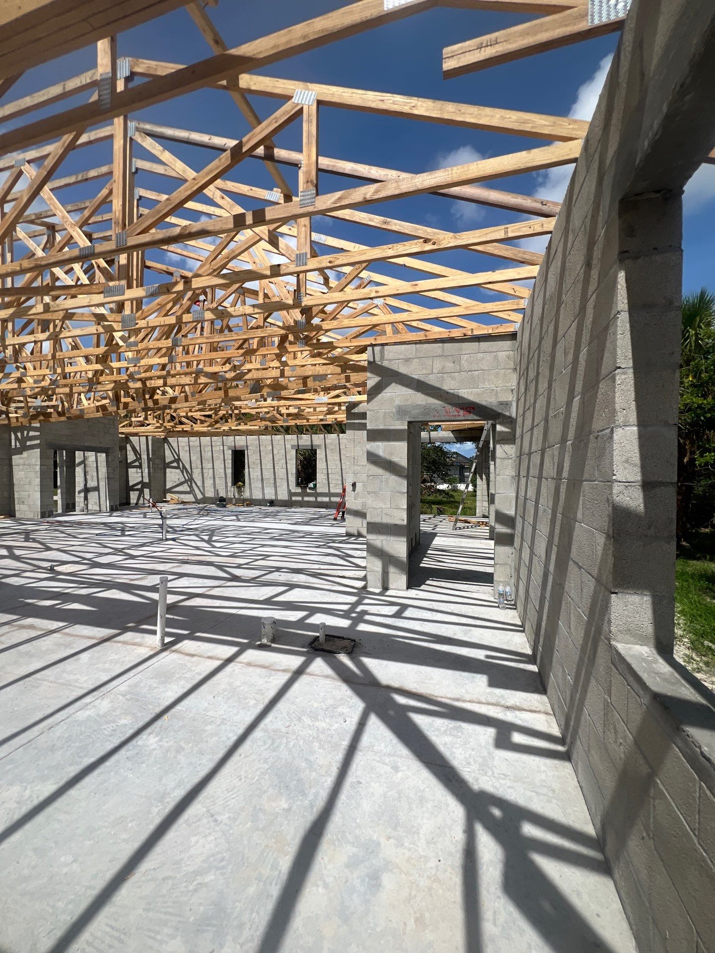 New Home Construction in Rotonda West with Masonry and Custom Framing by Smirnov Construction Inc