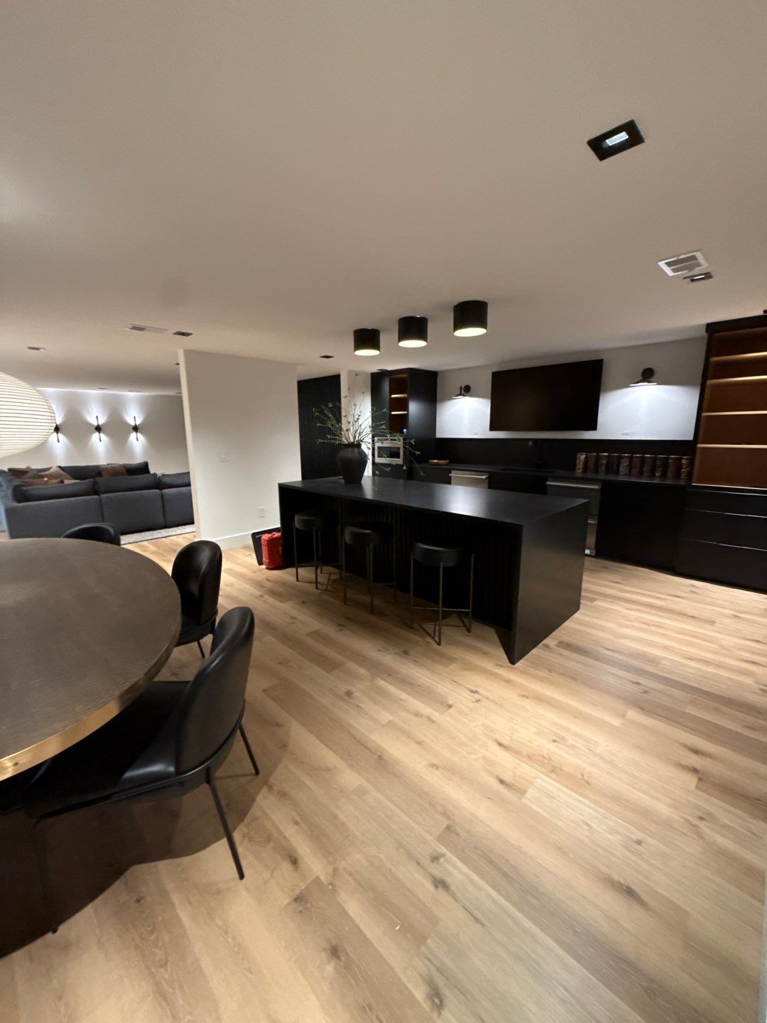 Basement Finishing Project with Home Gym and Sauna in Prospect by Authentic Carpentry