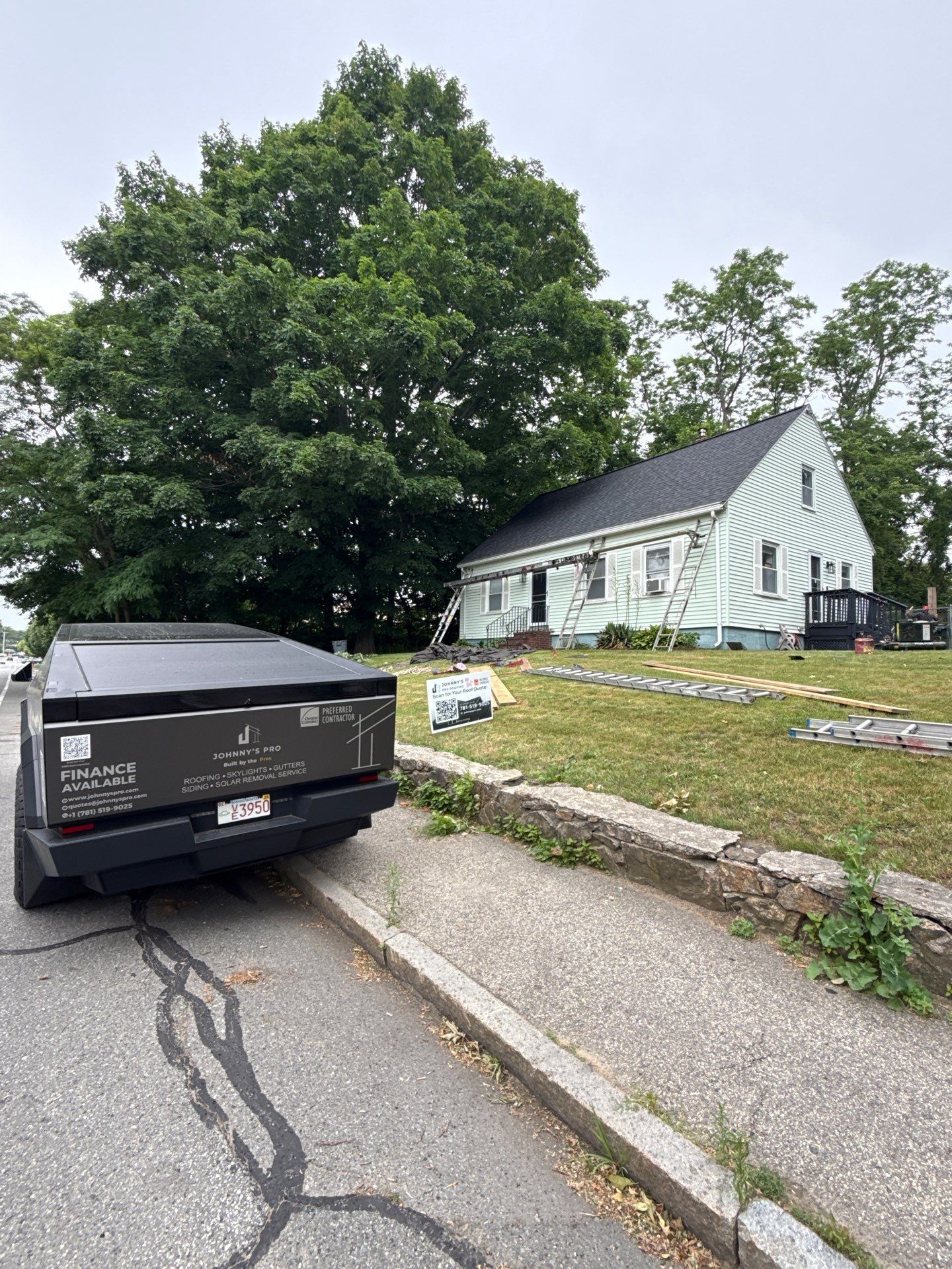 Bold New Look for a Newburyport Home — Full Roof Replacement in Onyx Black by JOHNNYS PRO