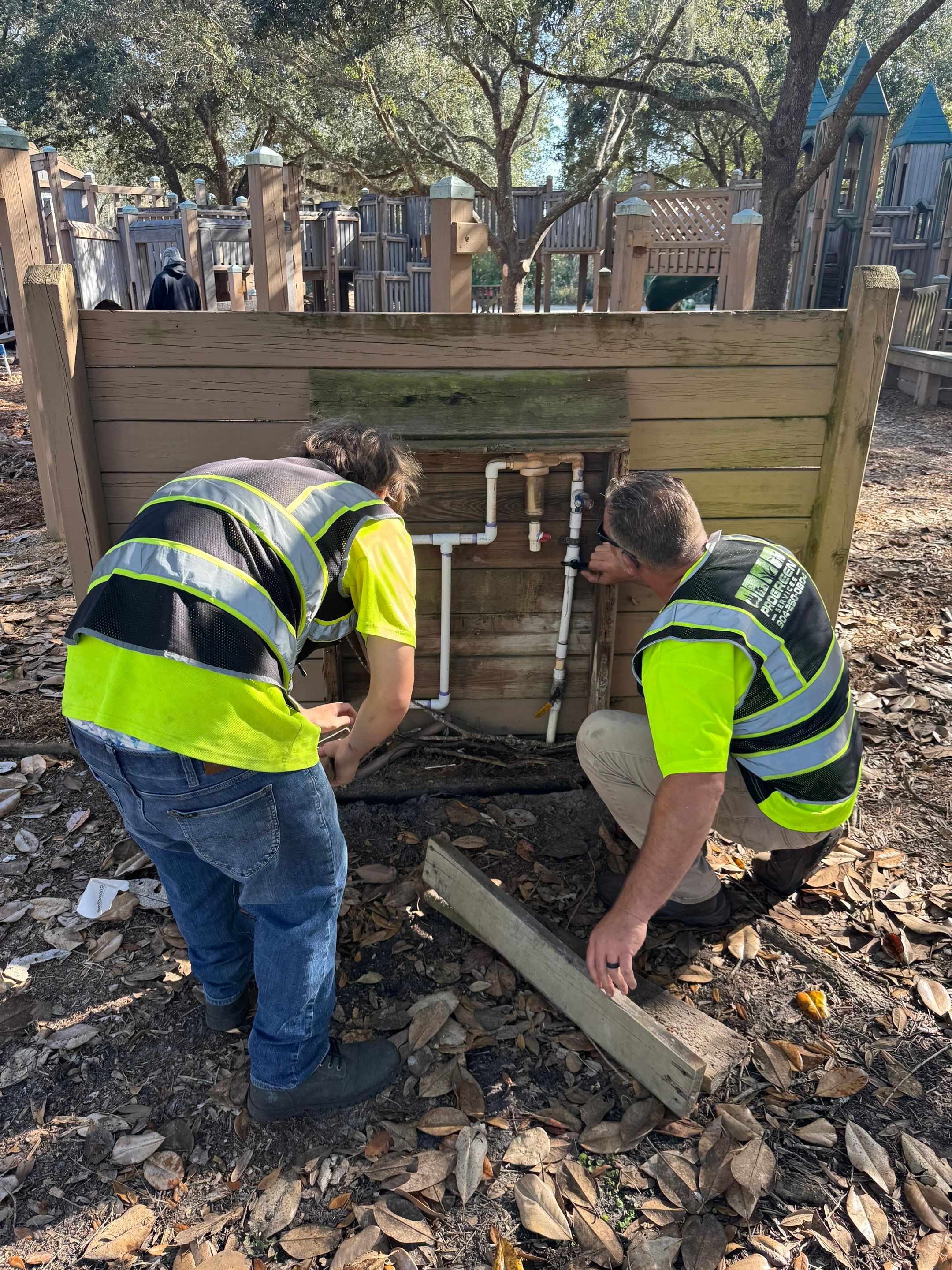 Volunteer Work | Deerwood Community Playground by ProGreen Services
