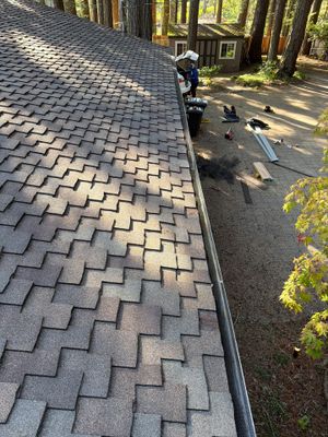 Completed roofing project by Alpha Eagle Roofing in Woodside, CA