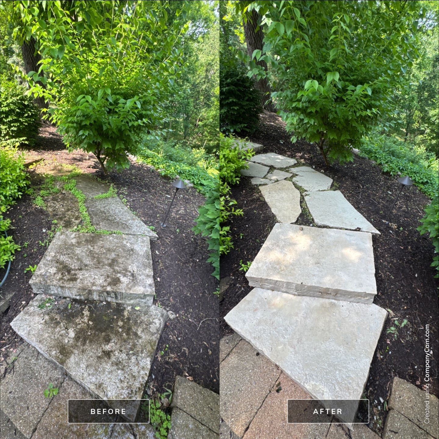 Project in Crystal Lake by Simmons Power & Soft Washing