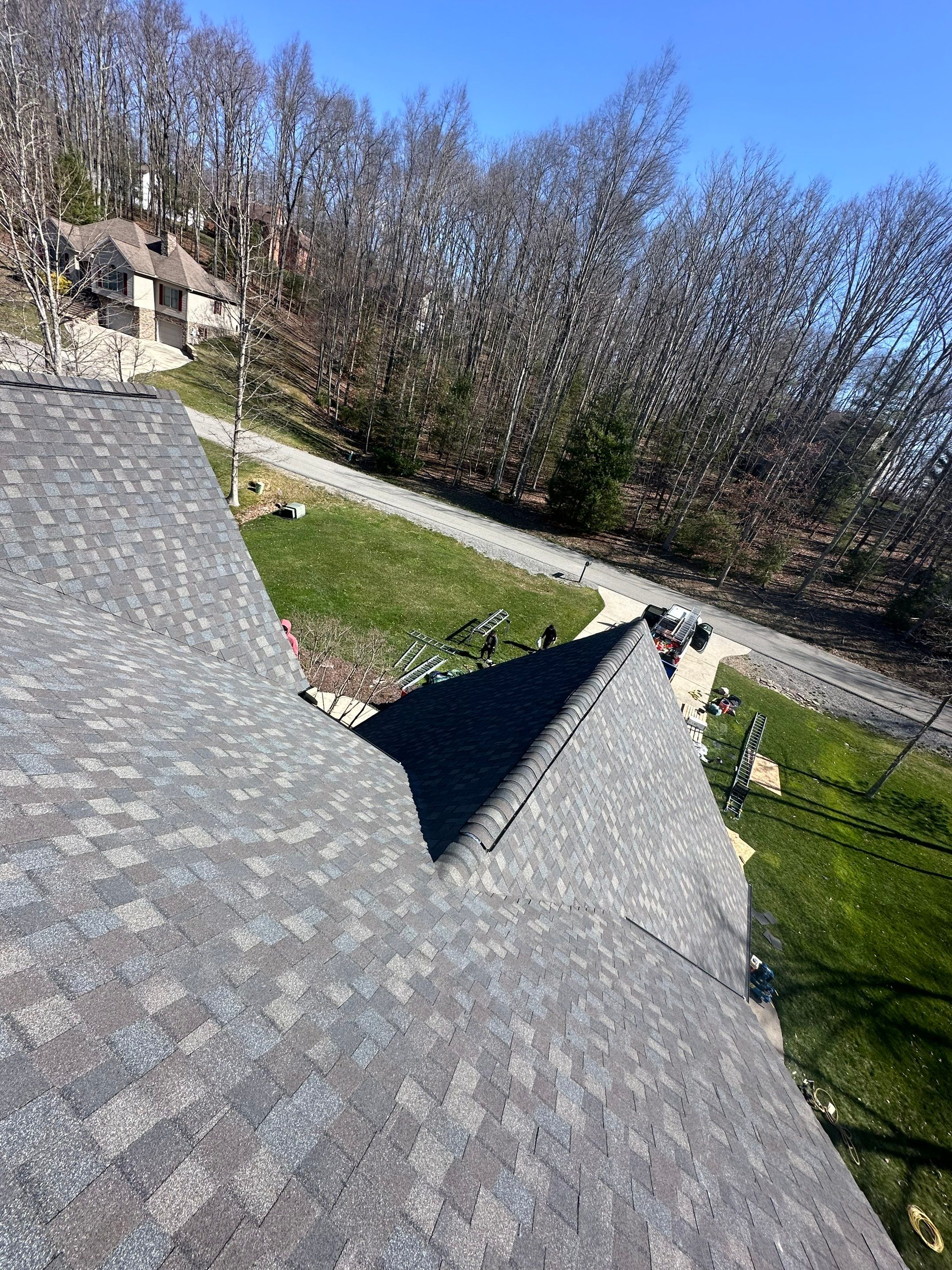 Residential Roofing Installation using certainteed Landmark Shingles by Fahey Roofing + Contracting