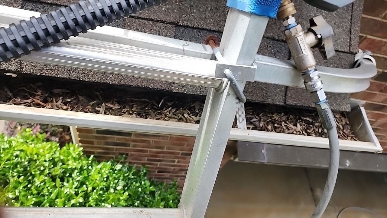 House Wash using cleaner by Power Wash Masters LLC