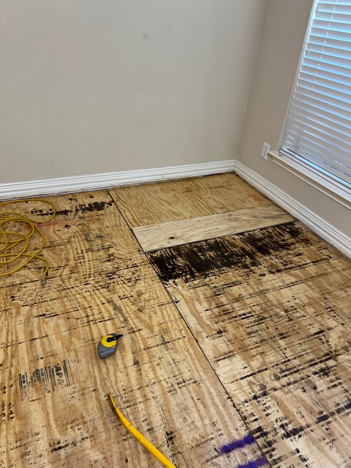 In Progress - Insurance replaced all hardwoods by Bernard Hardwood Floors
