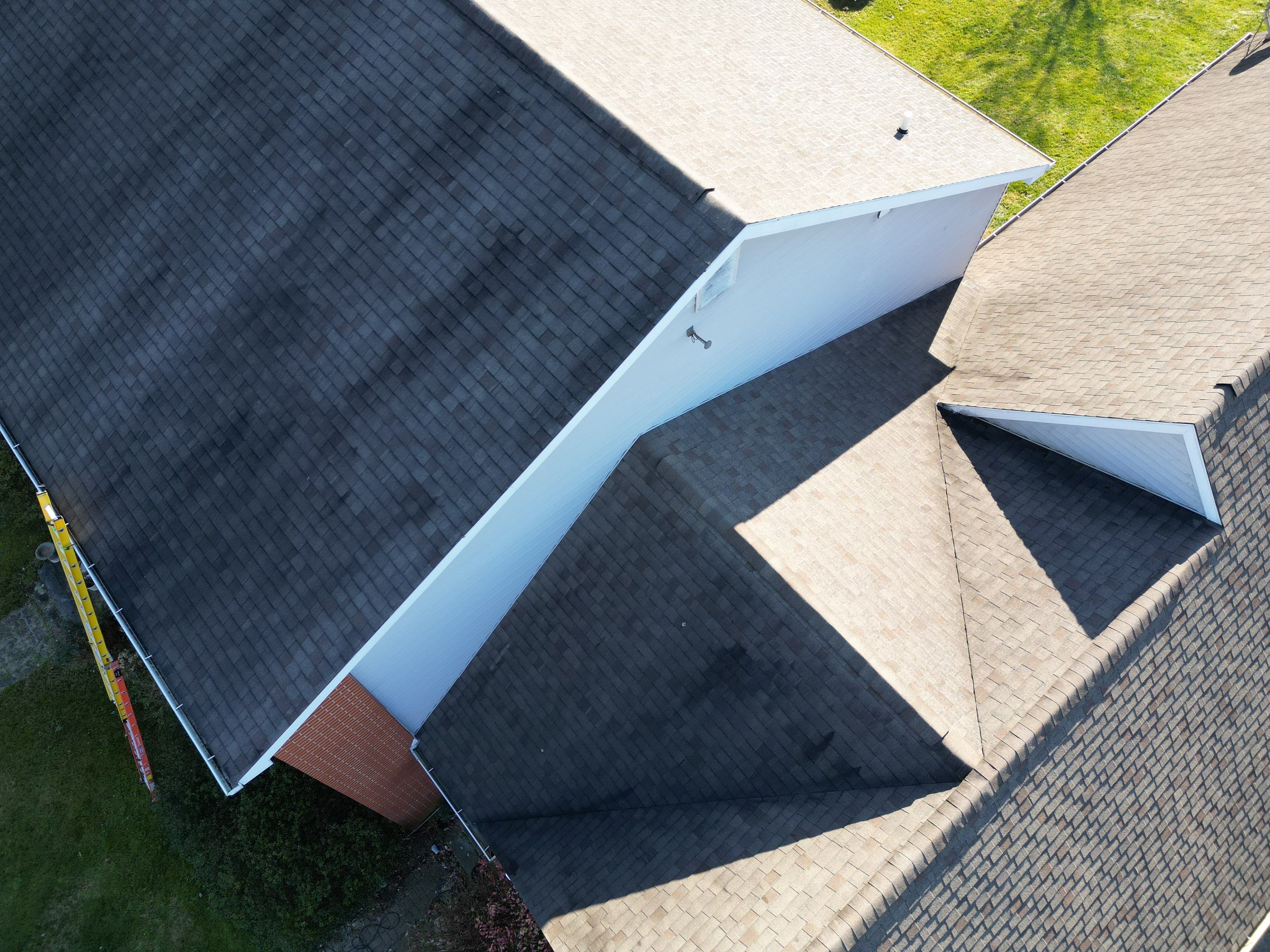 Residential Roofing Installation using Performance Panel Metal - Frost Black by RoofX 