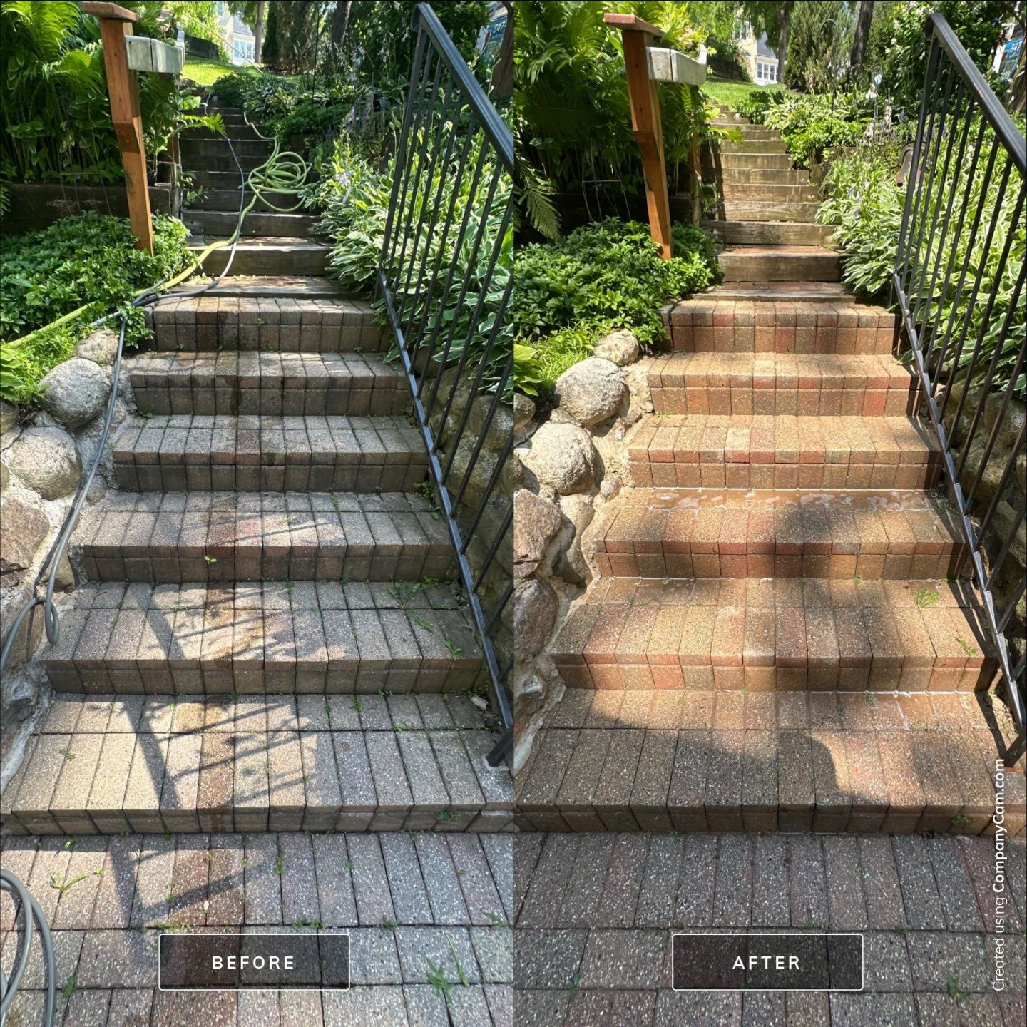 Project in Williams Bay by Simmons Power & Soft Washing