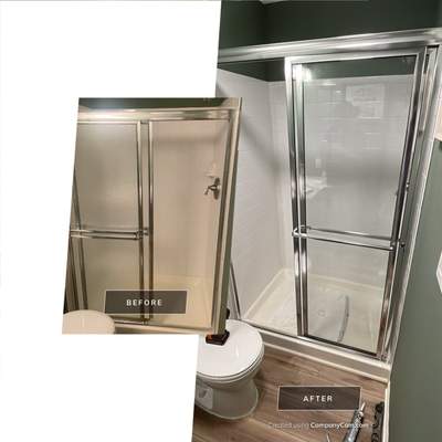 Shower Glass Door Installation using Shower Glass Door Kit