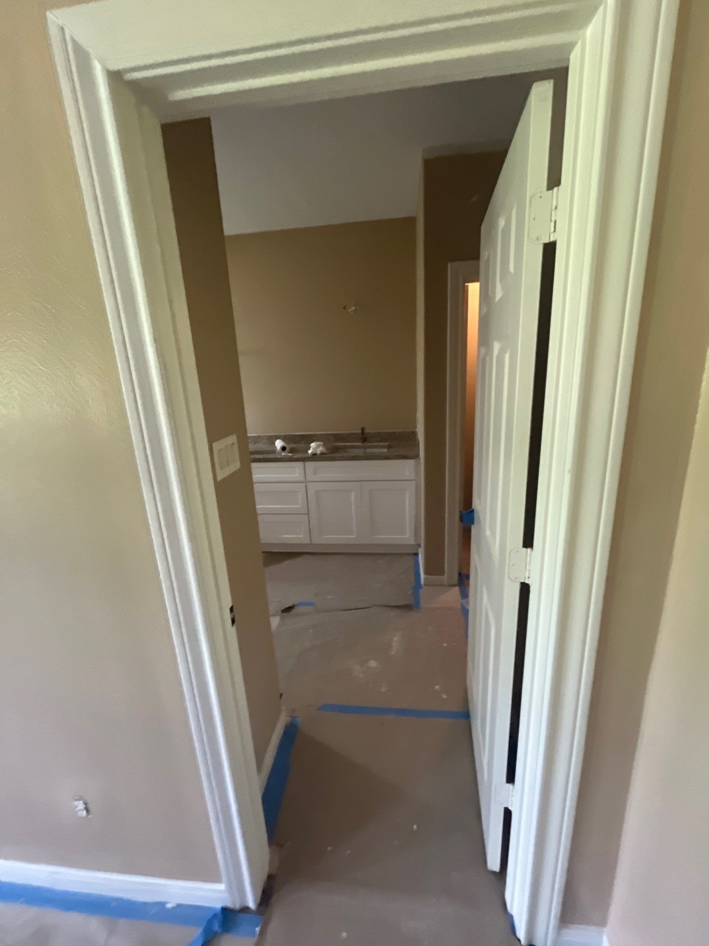 Bathroom Remodel using Water mitigation equipment by L&T General Contractors and Restoration INC