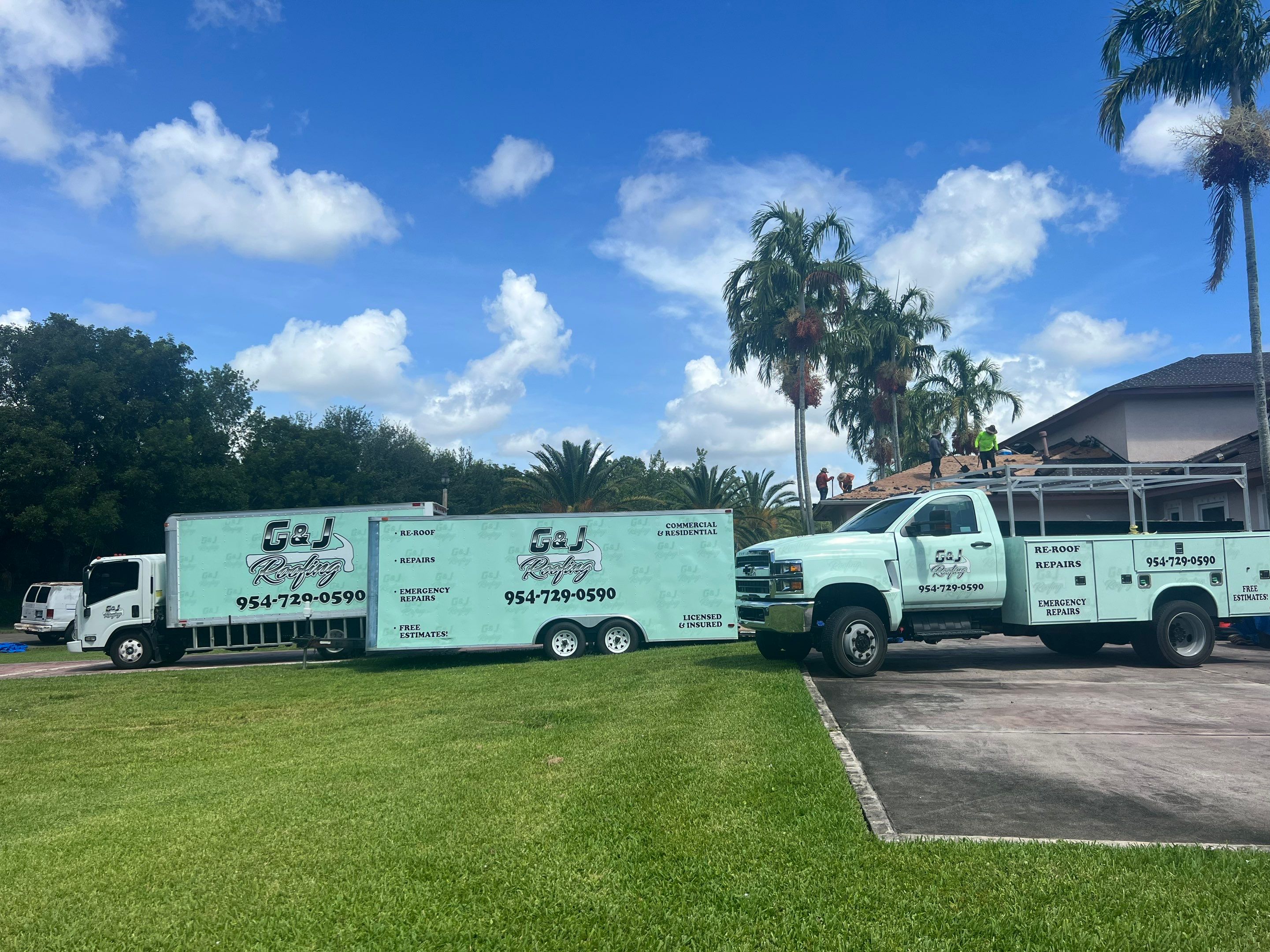 Peppertree Circle West, Davie, FL by G&J Roofing 