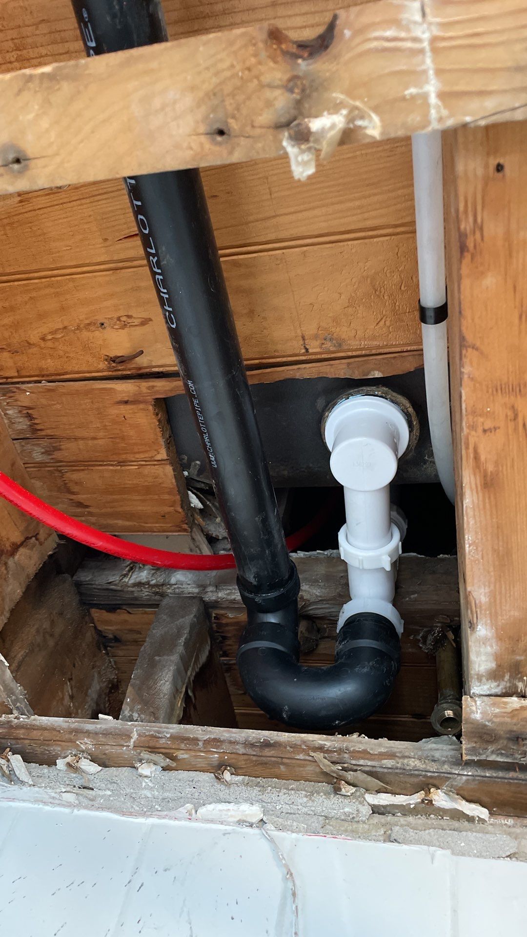 Replacing Lead Drain Pipes by Stake Plumbing and Heating
