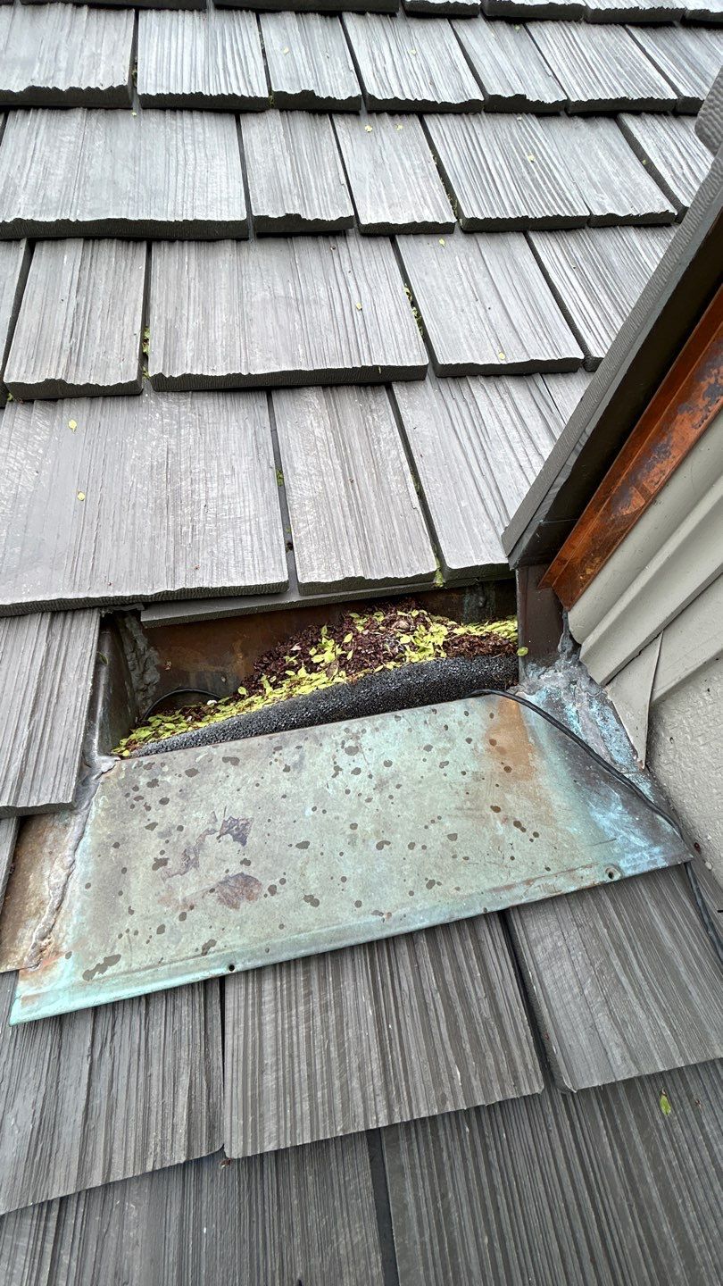 Brava Shake Tile Roof Installment with Copper Flashings by Custom Installations