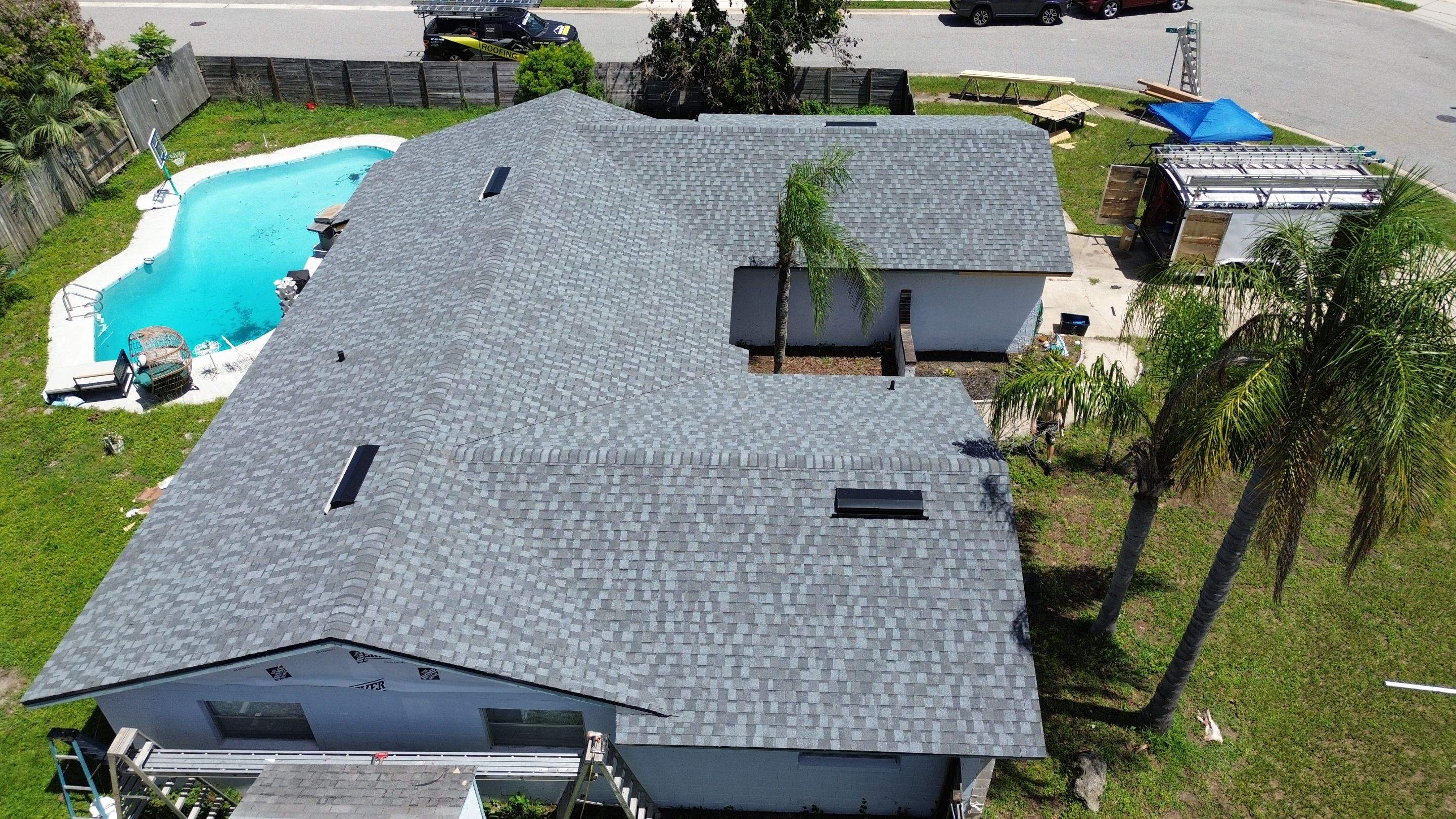 Reroof in Orlando FL by Gold Key Roofing