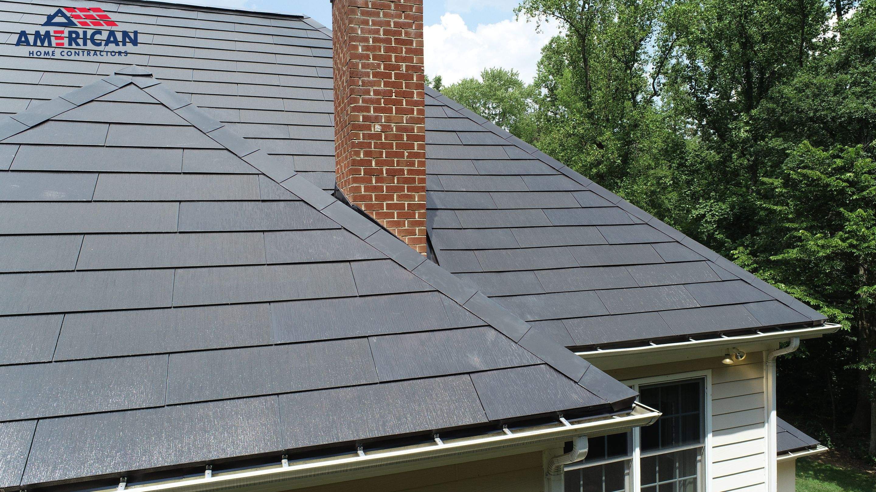 Tesla Solar Roof with Powerwall Storage by American Home Contractors