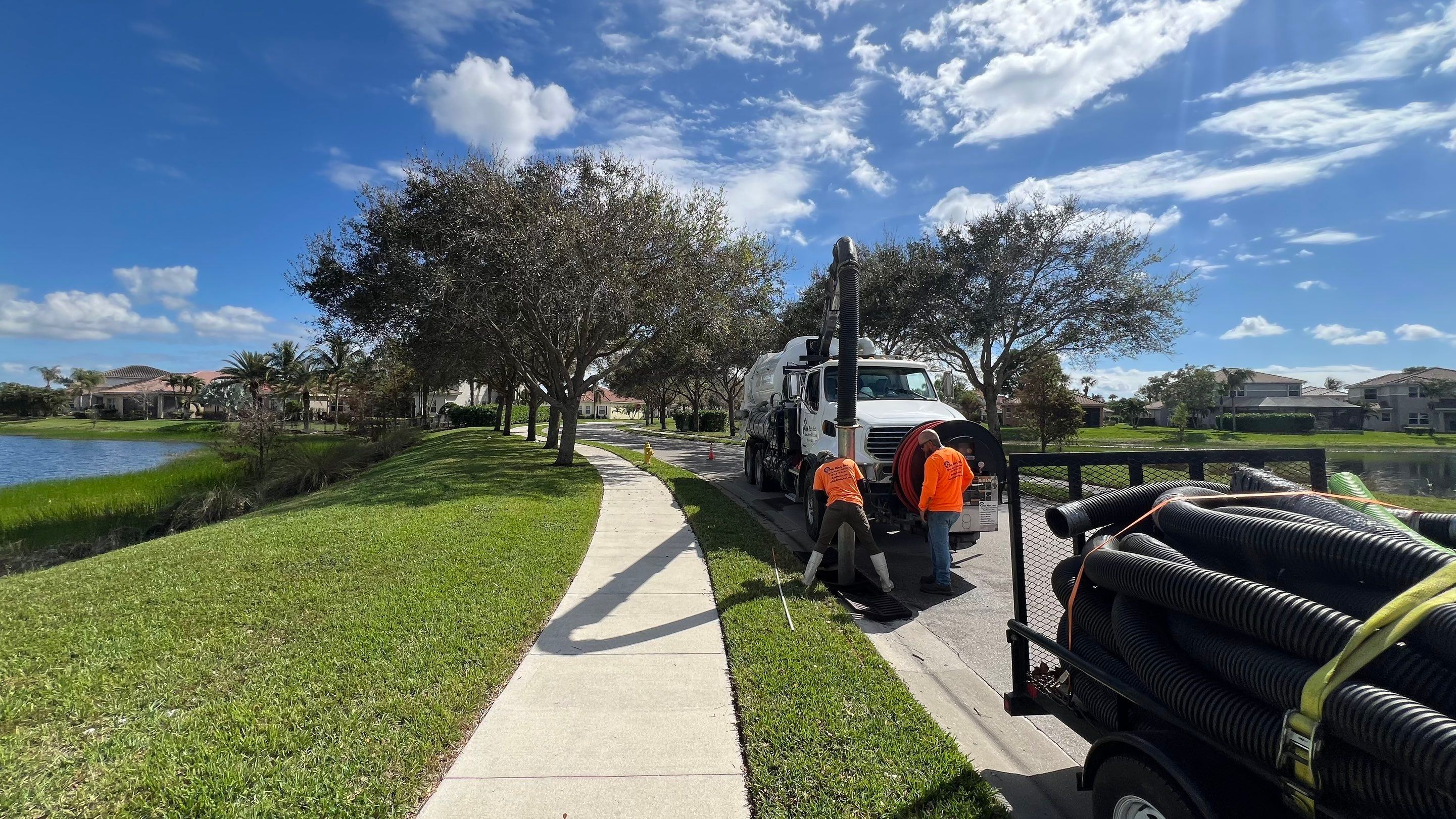 Community Stormwater System Catch Basin Cleaning by APS Power & Water