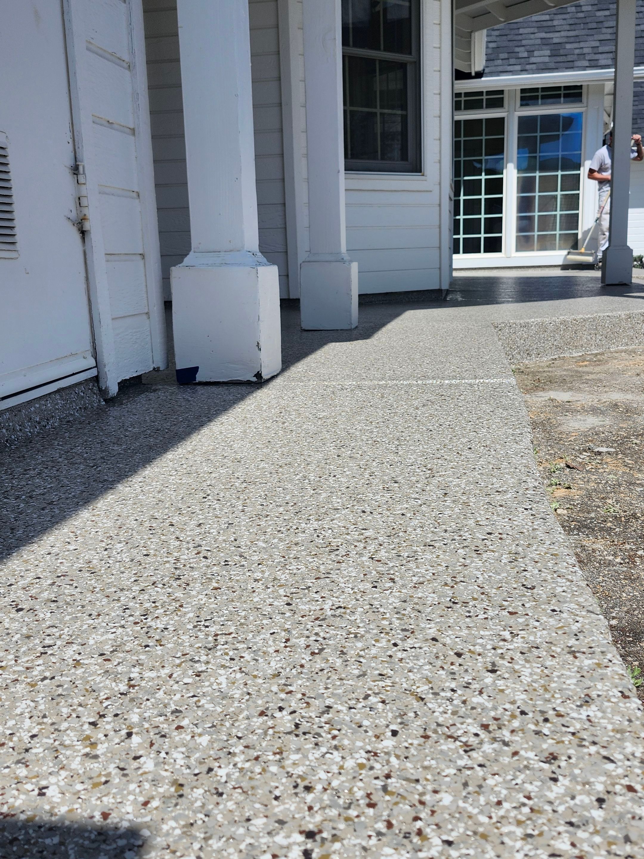 The Groves on 41 back porch by MGP Coatings